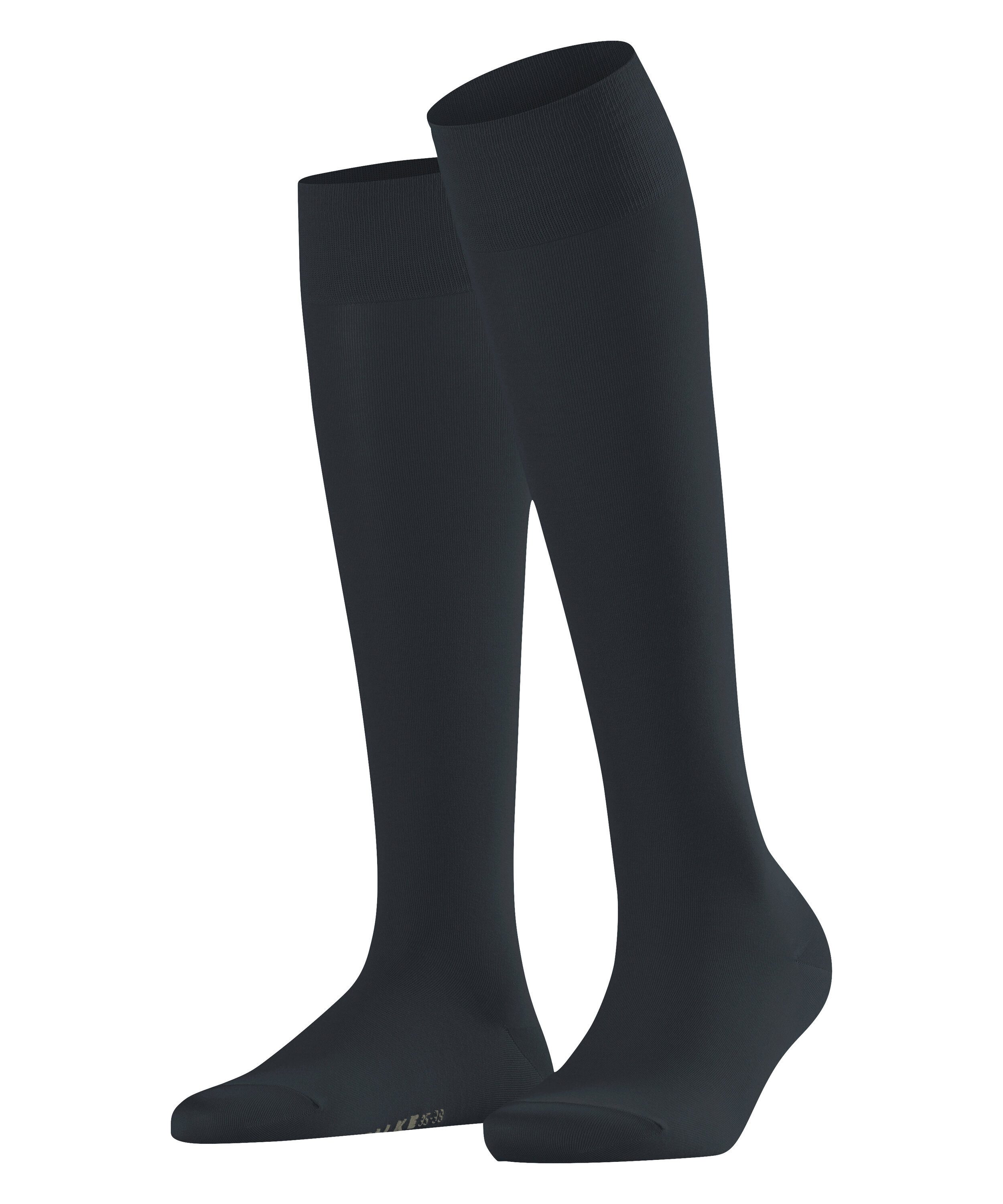FALKE Kniestrümpfe Cotton Touch feines, elegantes Erscheinungsbild, aus Baumwolle, atmungsaktiv