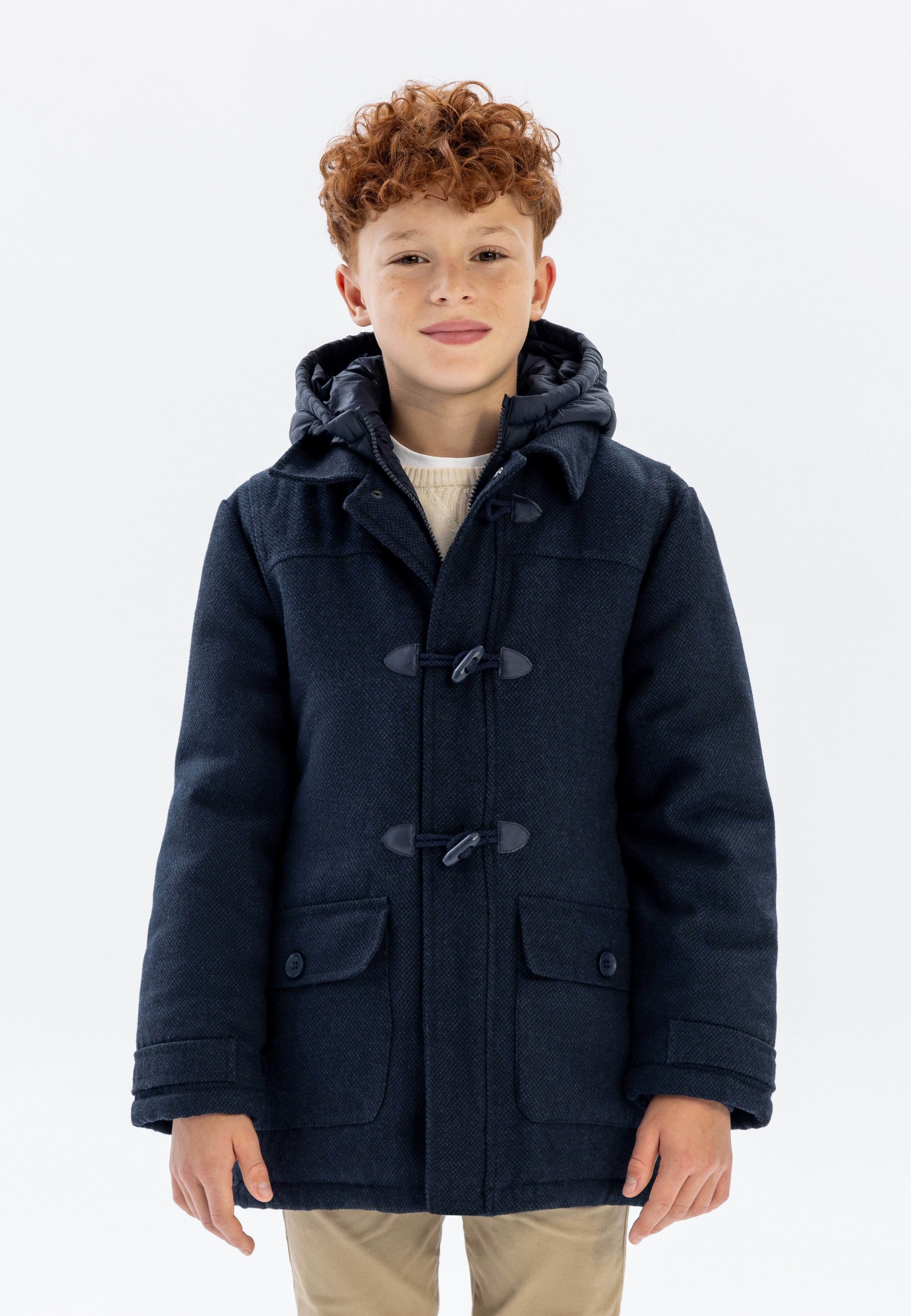 MINOTI Winterjacke Gefütterte Tweedjacke (2y-14y) günstig online kaufen