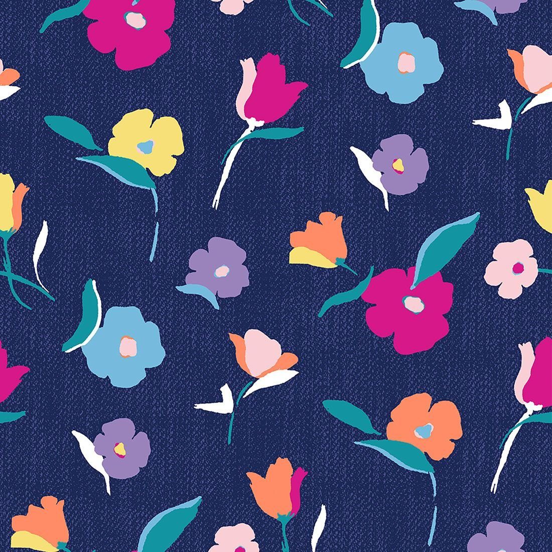 Funktionsbluse Bunt bedruckter Damen Kasack "bunte Blumen"