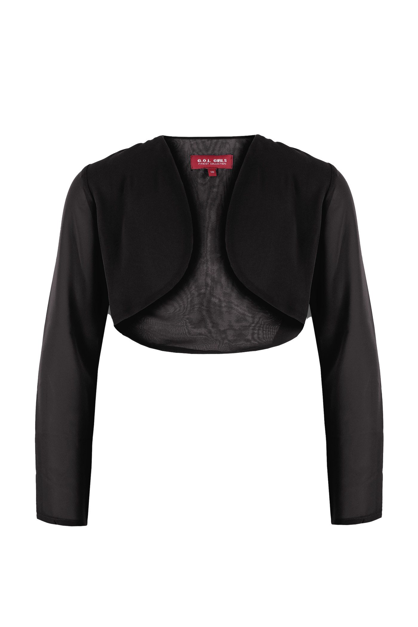 G.O.L. Bolerojacke Chiffon Schwarz Leicht und fluffig