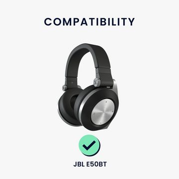 kwmobile 2x Ohr Polster für JBL E50BT Ohrpolster (Ohrpolster Kopfhörer - Kunstleder Polster für Over Ear Headphones)