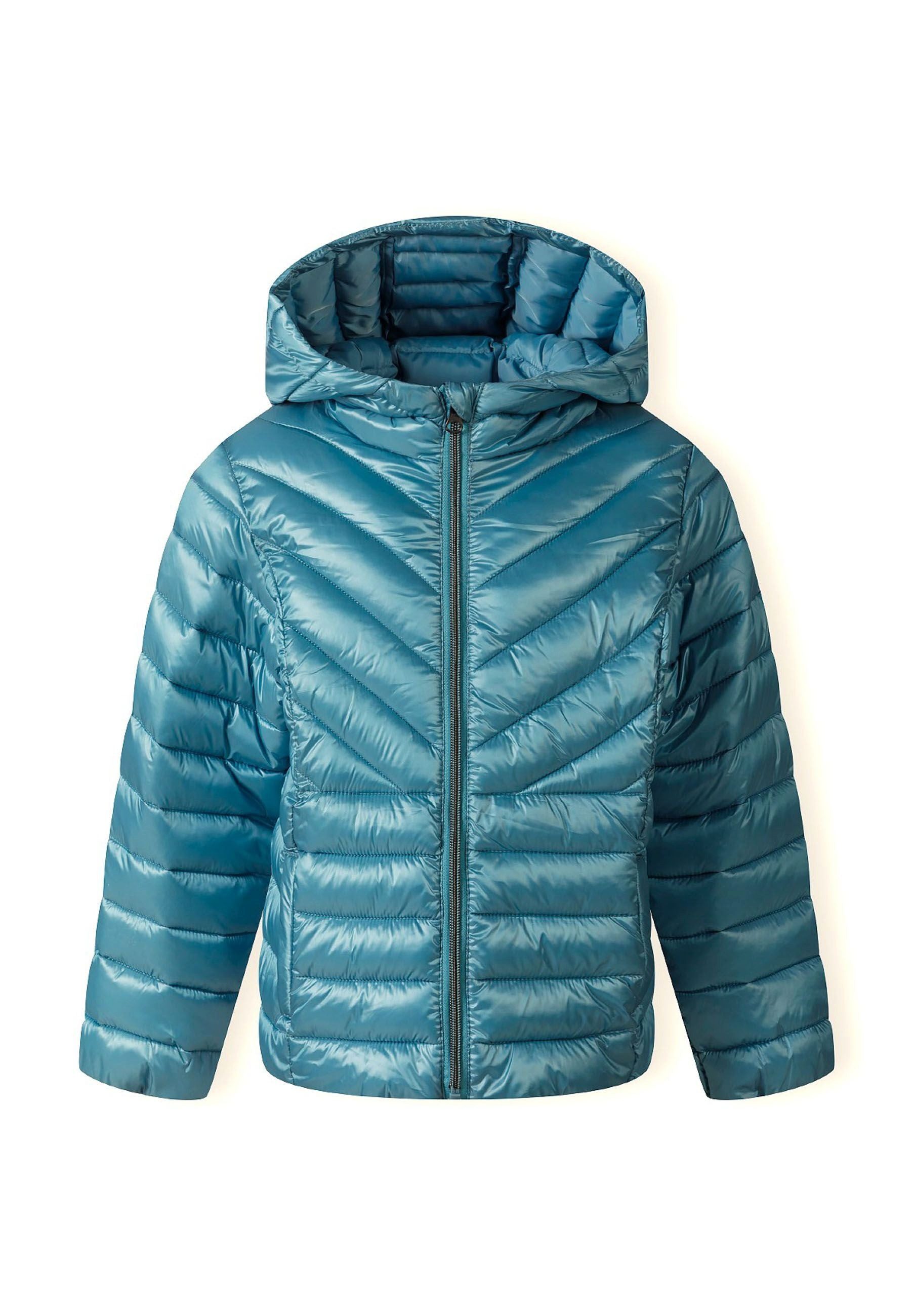 MINOTI Steppjacke für Mädchen mit Kapuze Herz-Abzeichen