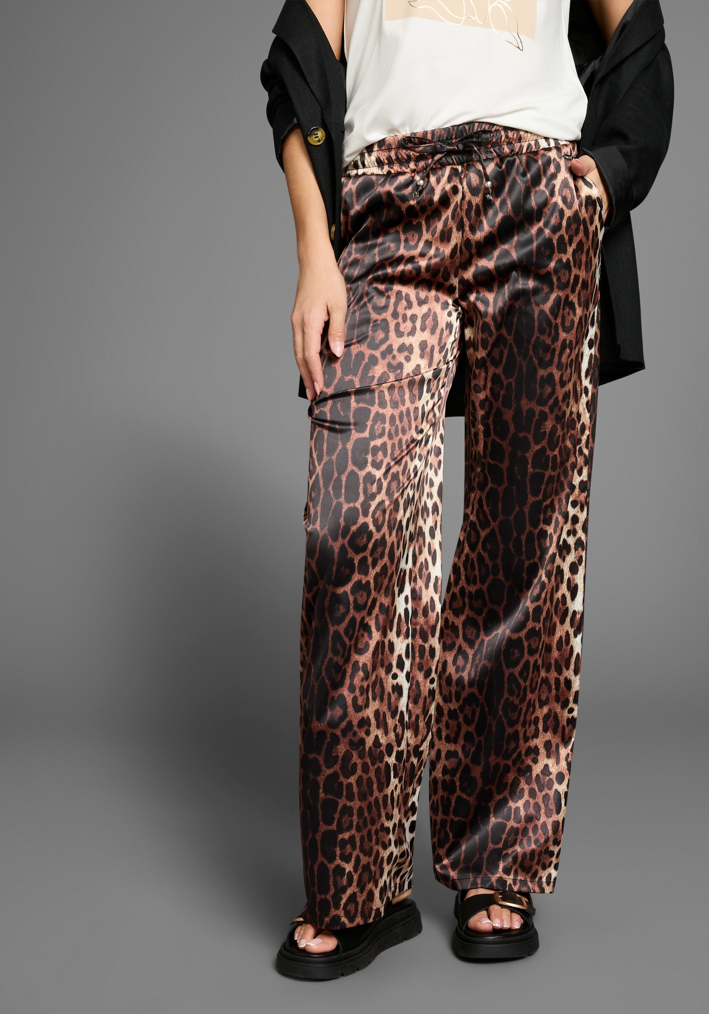 Laura Scott Schlupfhose im Leo-Look günstig online kaufen