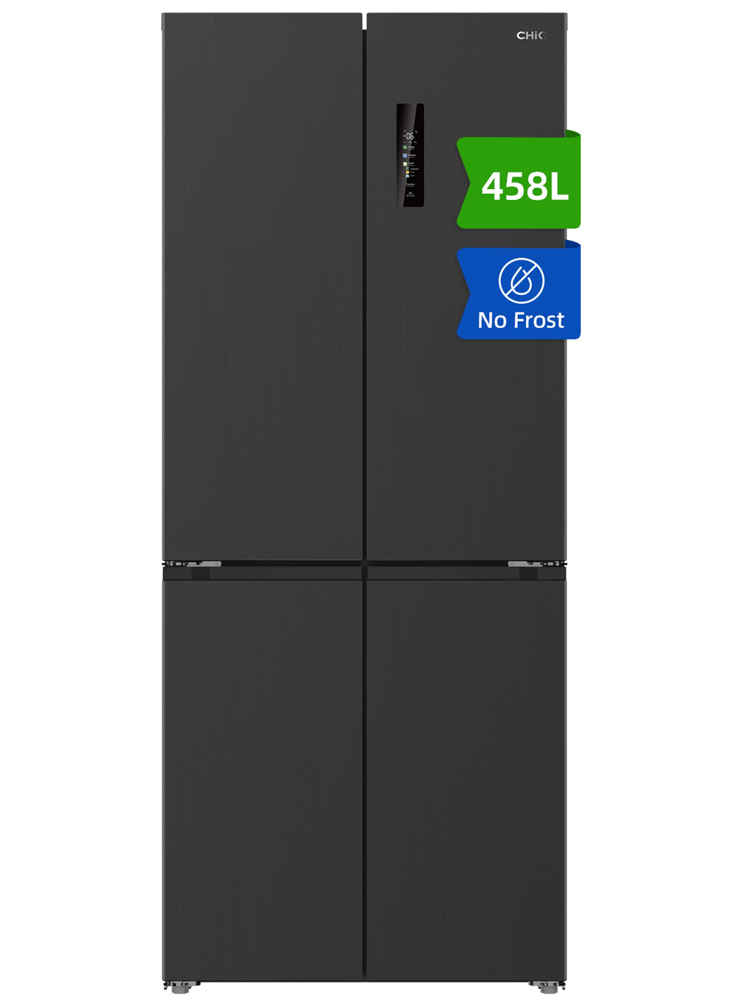 CHiQ Multi Door Einbau CCD460NGE, 192 cm hoch, 79 cm breit, Total No Frost, Display auf der Tür
