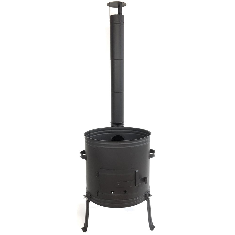Holzkohlegrill Gulaschkessel Gulaschkanone 42 cm für 22L oder 30L Material 1,2 mm