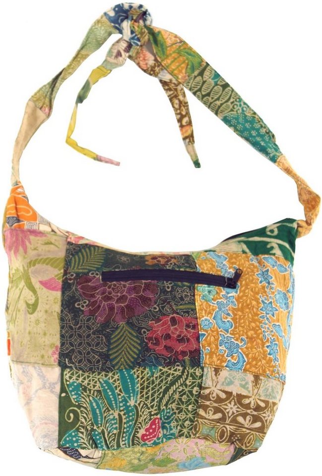 Bolso De Hombro Cheerful Tones Patchwork