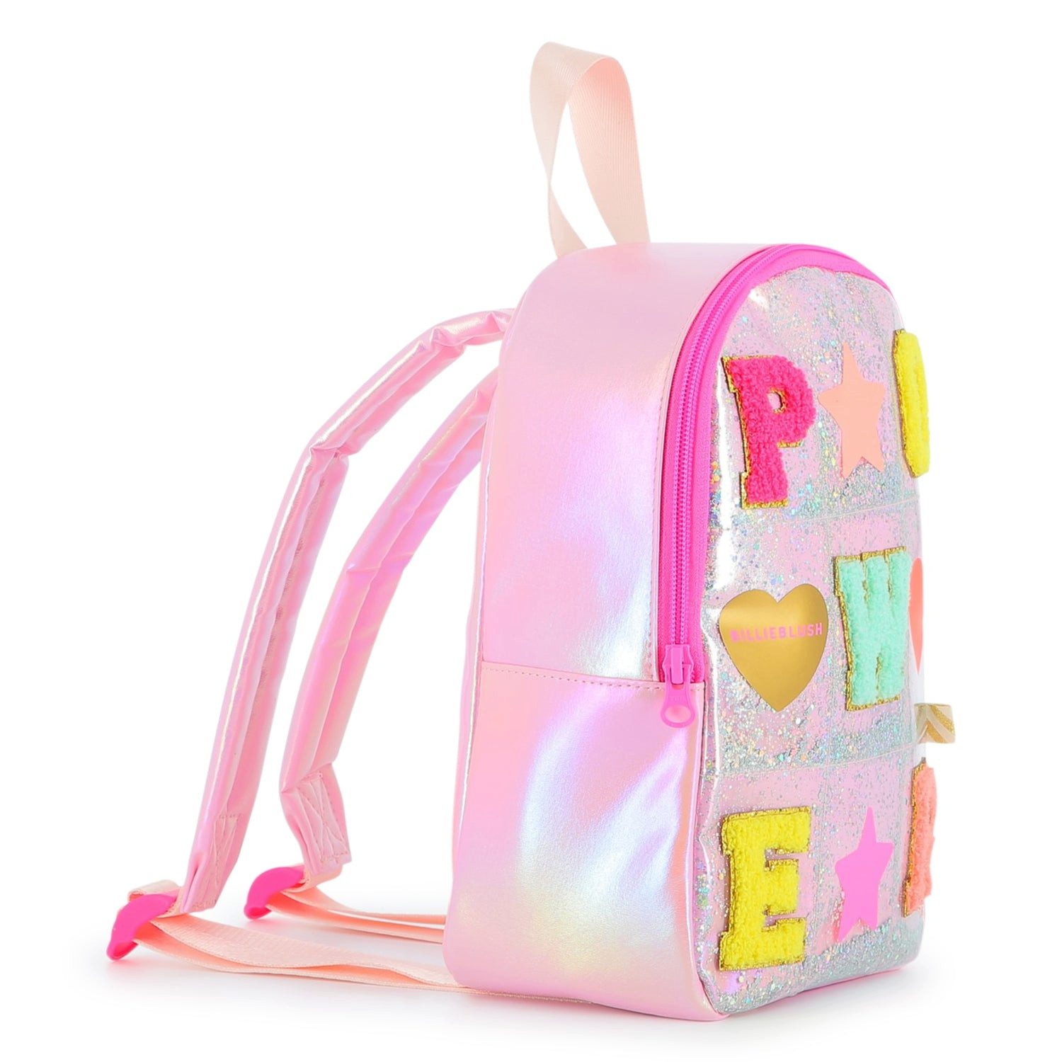 Billieblush Kinderrucksack BILLIEBLUSH Rucksack klein POWER Mehrfarbig mit Glitzer & Pailletten