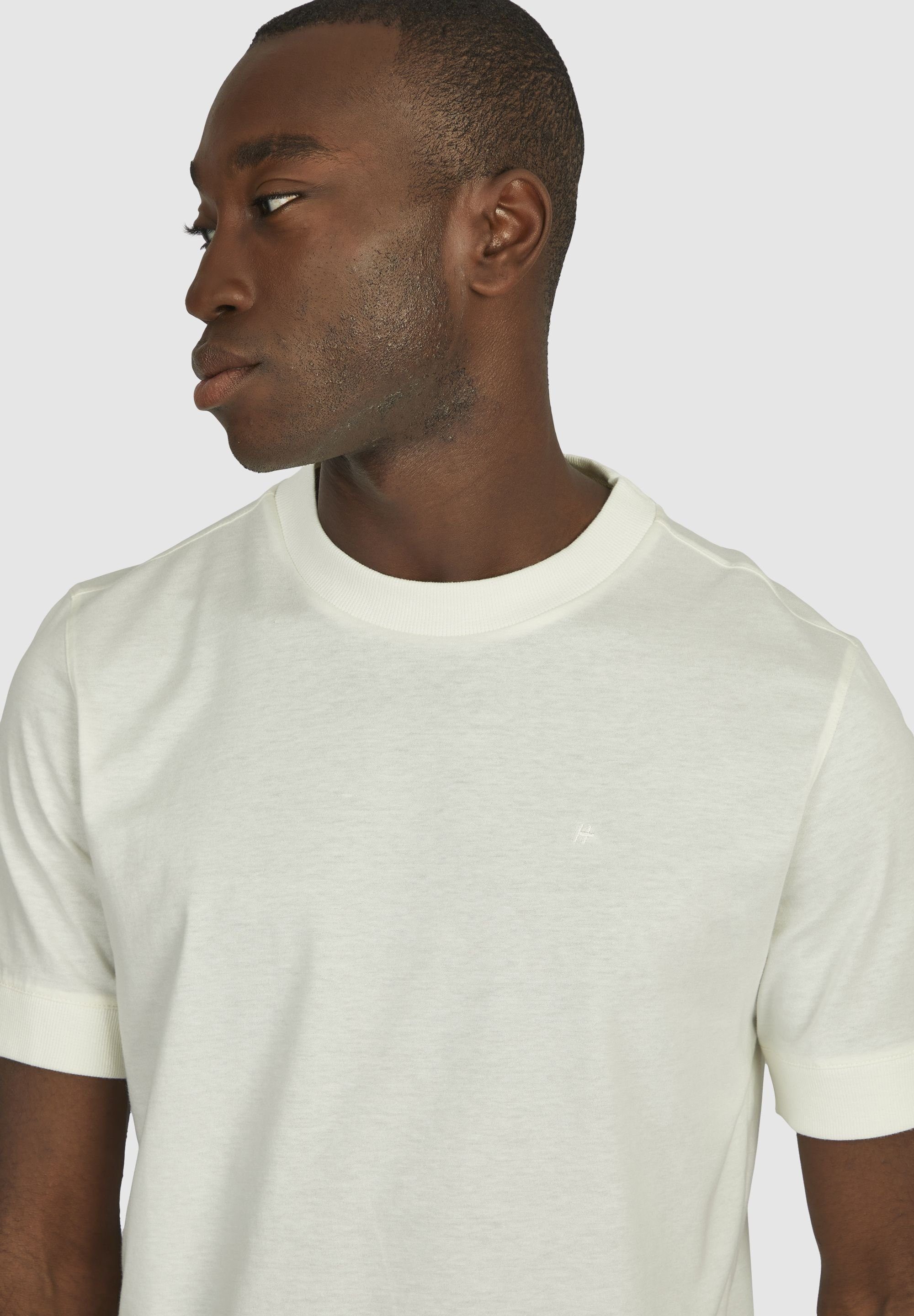 HECHTER PARIS T-Shirt mit modischen Akzente offwhite