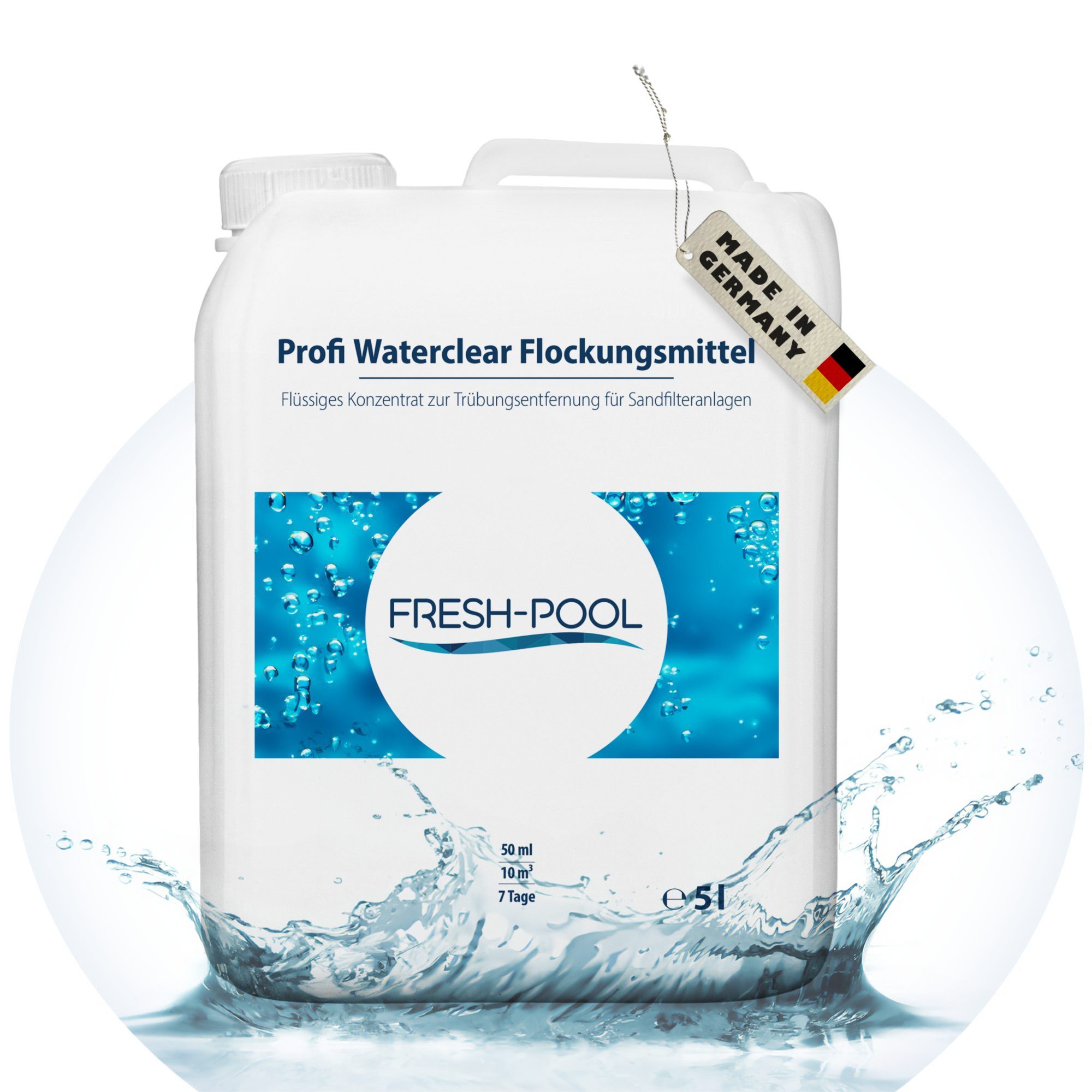 Fresh-Pool Poolpflege Profi Waterclear Flockungsmittel 5 Liter