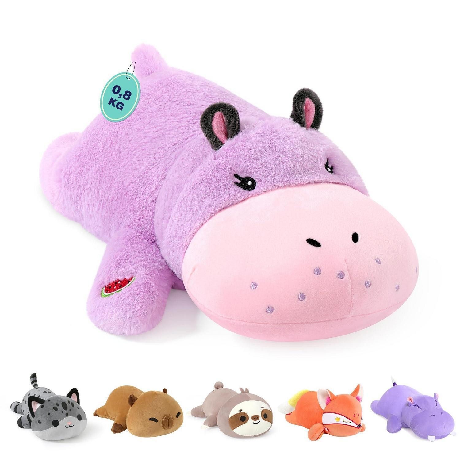 LuxusKollektion Kuscheltier Kuscheltier Nilpferd Plüschtier 35cm Kinder Geschenk Nilpferd B 35CM
