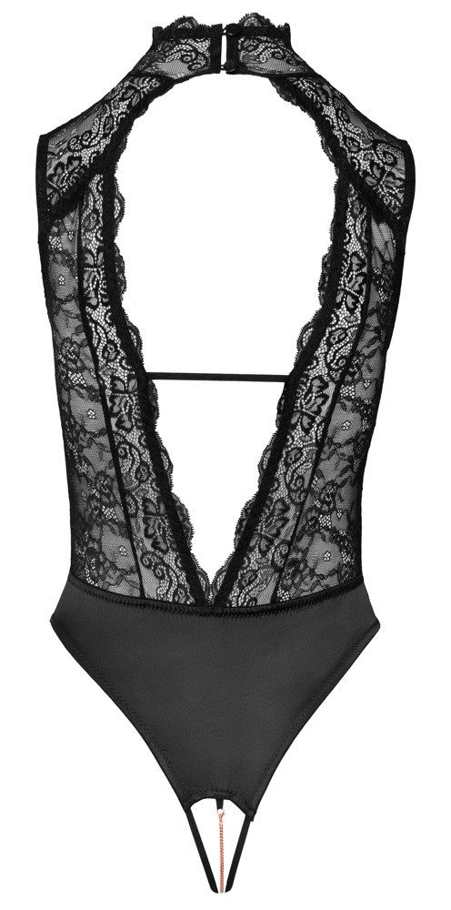 Abierta Fina Body-Ouvert Body mit Spitze günstig online kaufen
