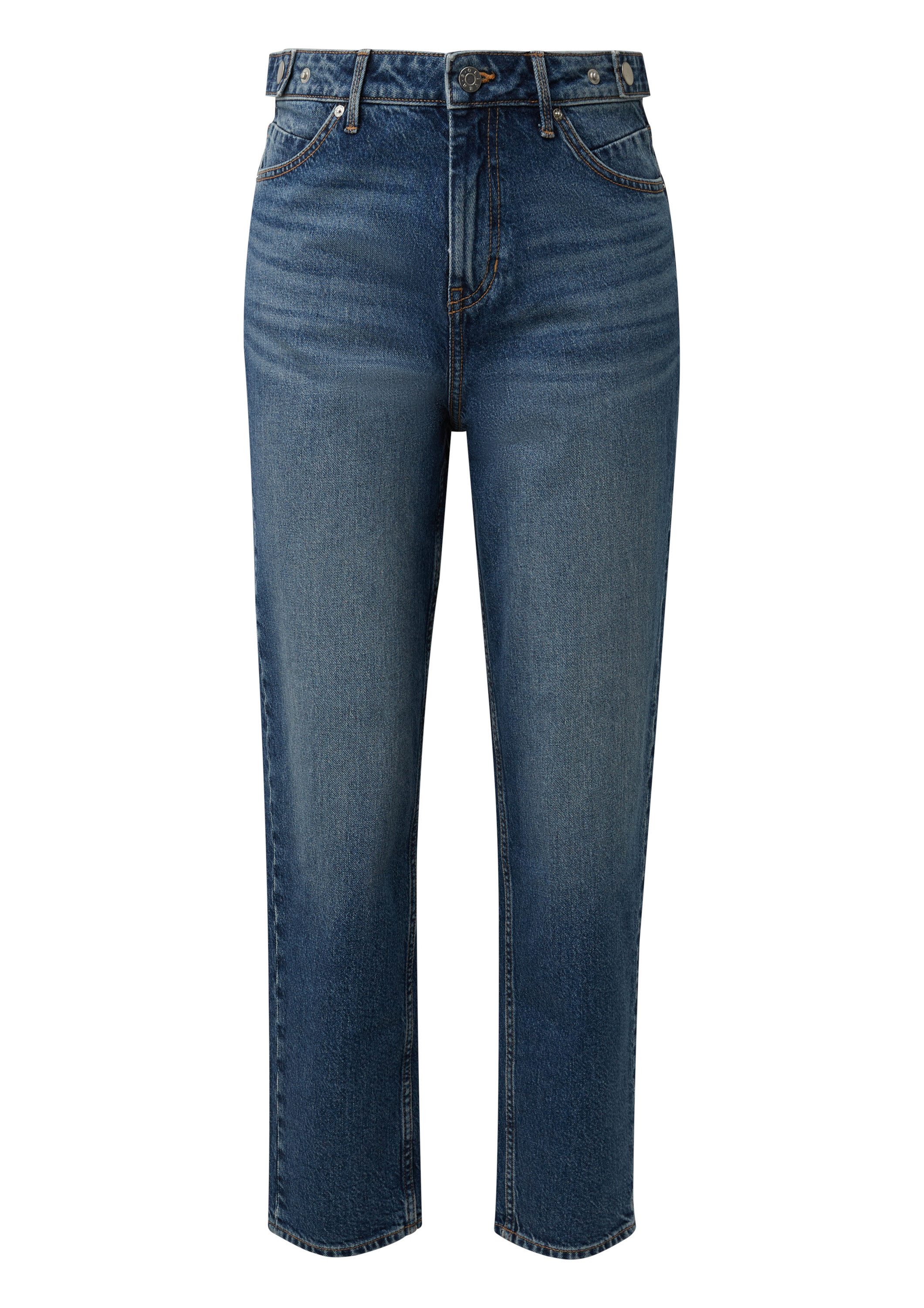 s.Oliver Slim-fit-Jeans Jeans-Hose MOM Ankle-Jeans Mom / Regular Fit / High Rise / Tapered Leg