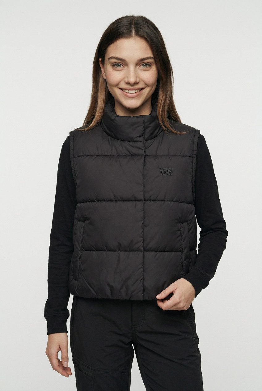 Vans Steppweste MTE Hillgate Cropped Vest ärmelloses Design, für Erwachsene, Cropped Schnitt, aus Polyester