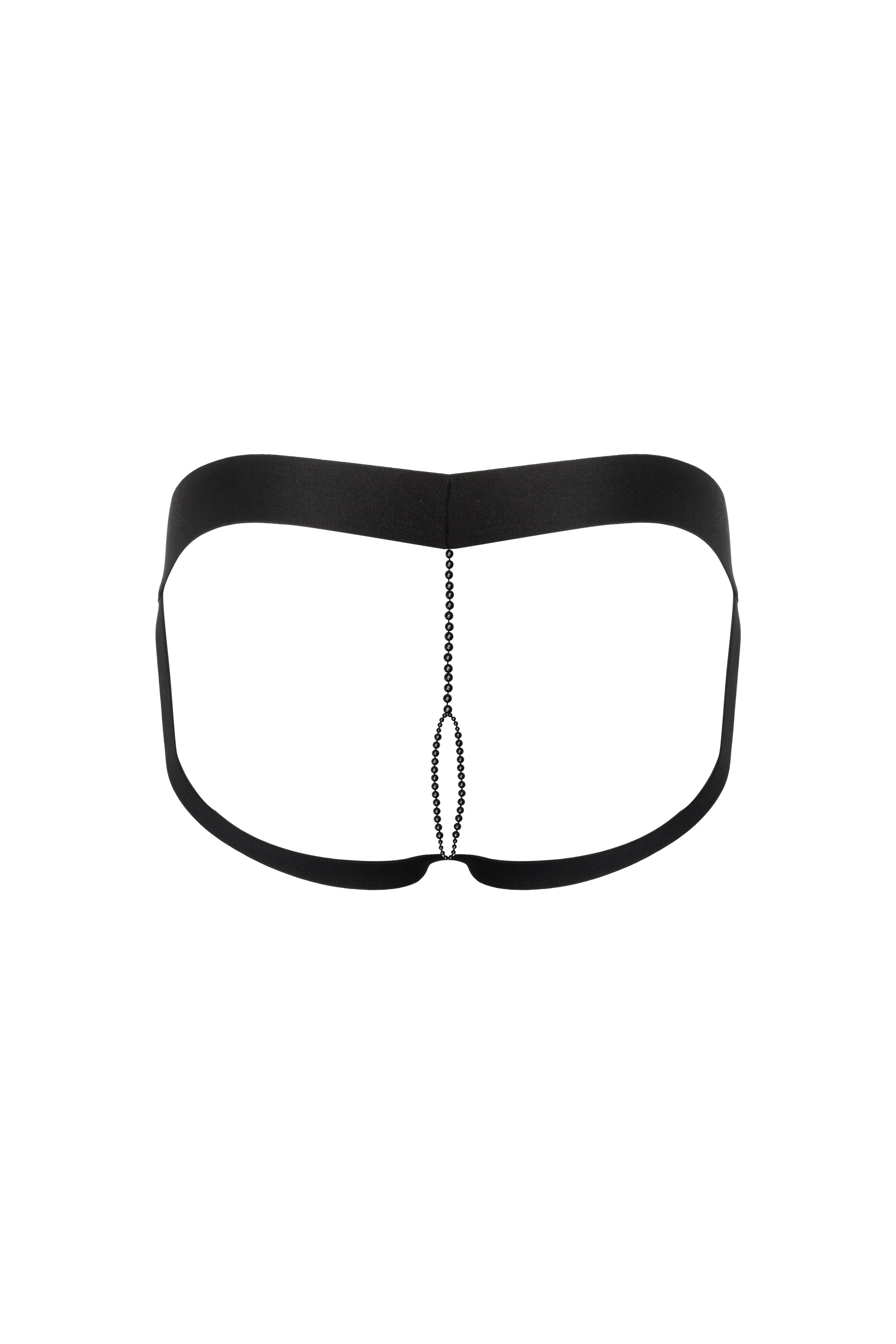 Bracli Slip-Ouvert BRACLI PERLSEO Tokyo Suspender mit Perlenkette
