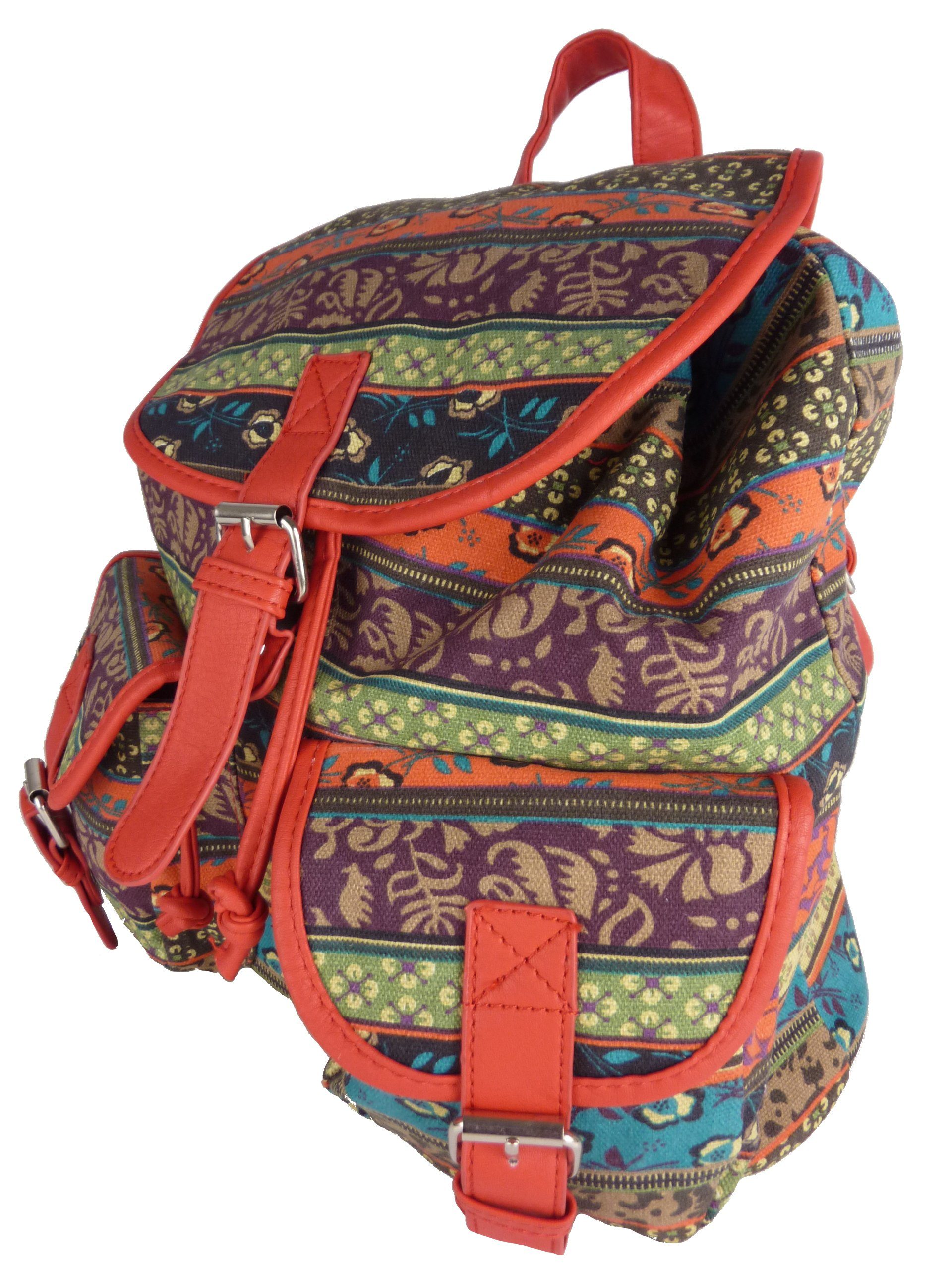 OTTO Damen Accessoires Taschen Reisetaschen Rucksack »Damenrucksack Umhängetasche« Anti-Diebstahl-Rucksack Lederrucksack Reise-Lederrucksack mit großer Kapazität Vintage-Leder-Büchertasche 