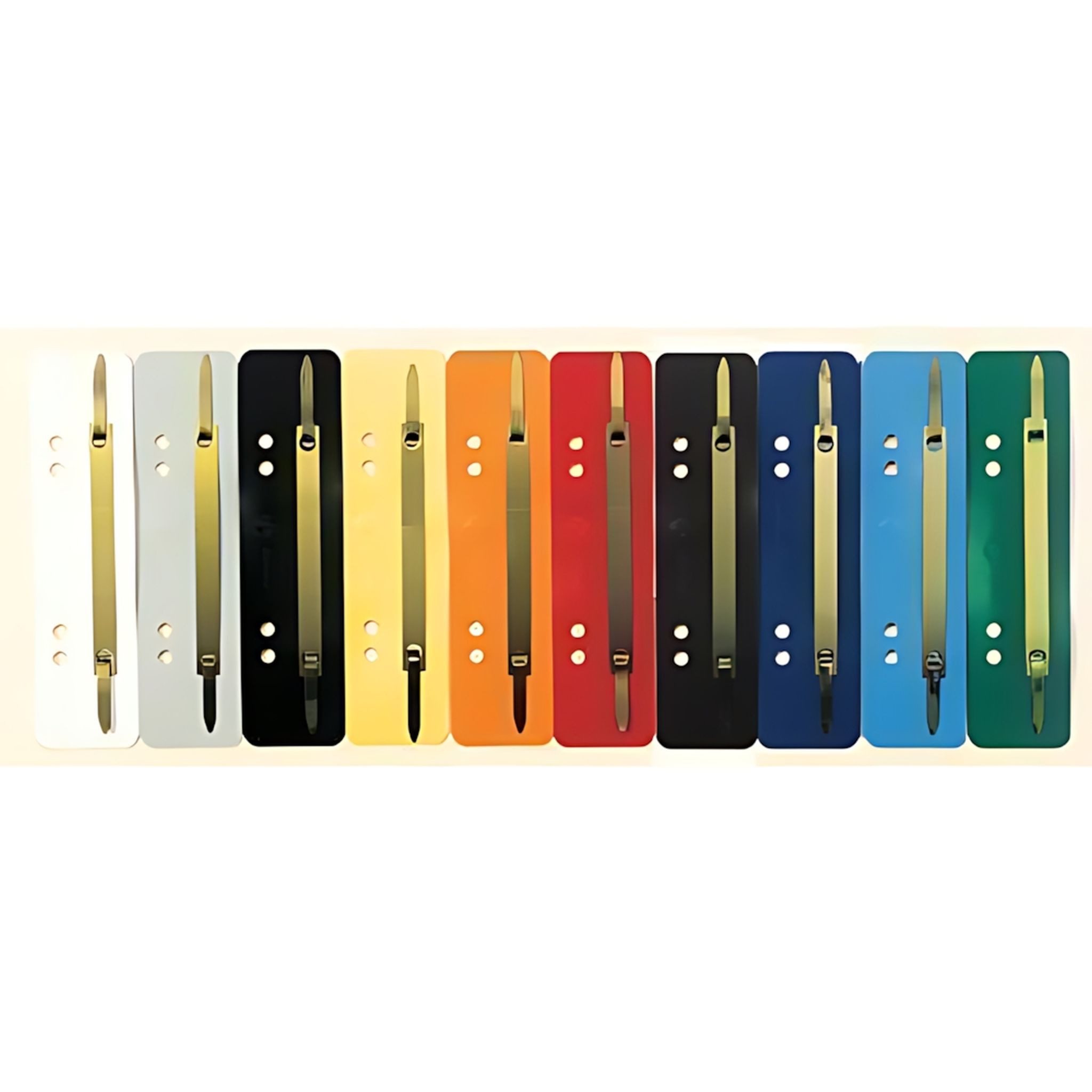 EXACOMPTA Abheftstreifen Exacompta Heftstreifen PP Metall dunkelblau