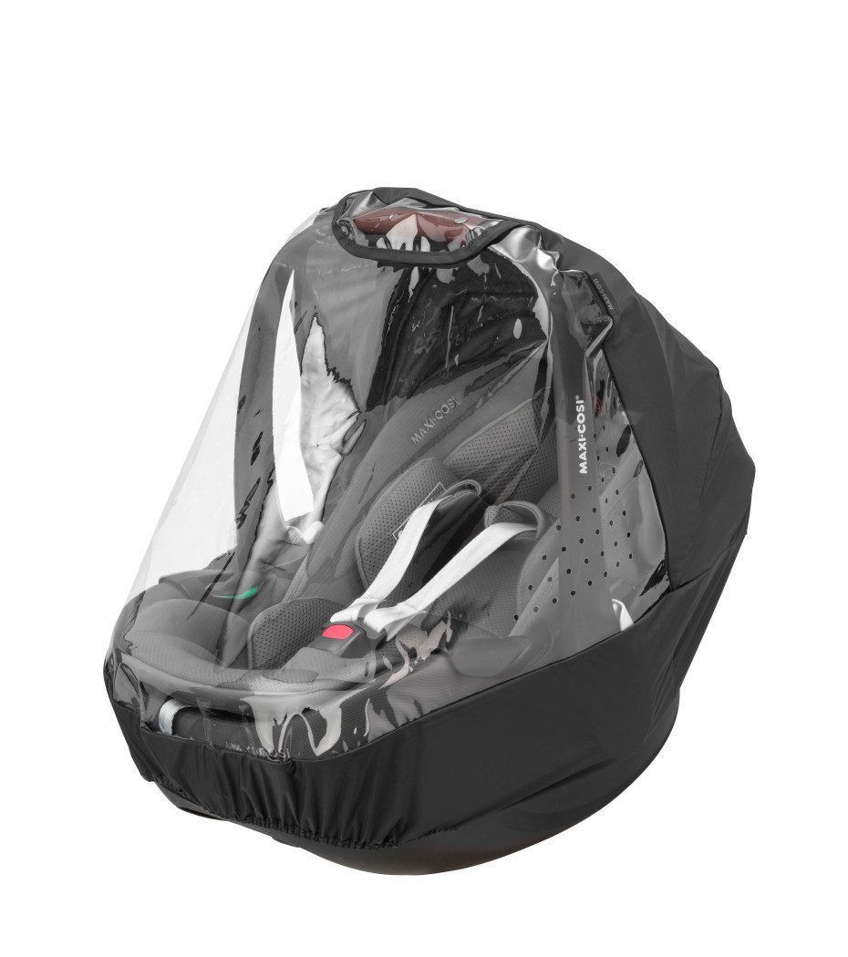 Maxi-Cosi Kinderwagen-Regenschutzhülle Maxi-Cosi Regenverdeck für Babyschale, universal passend für Baby-Auto, Wind- und Wetterschutz Komplett belüftet, damit dein Kind sich wohlf…