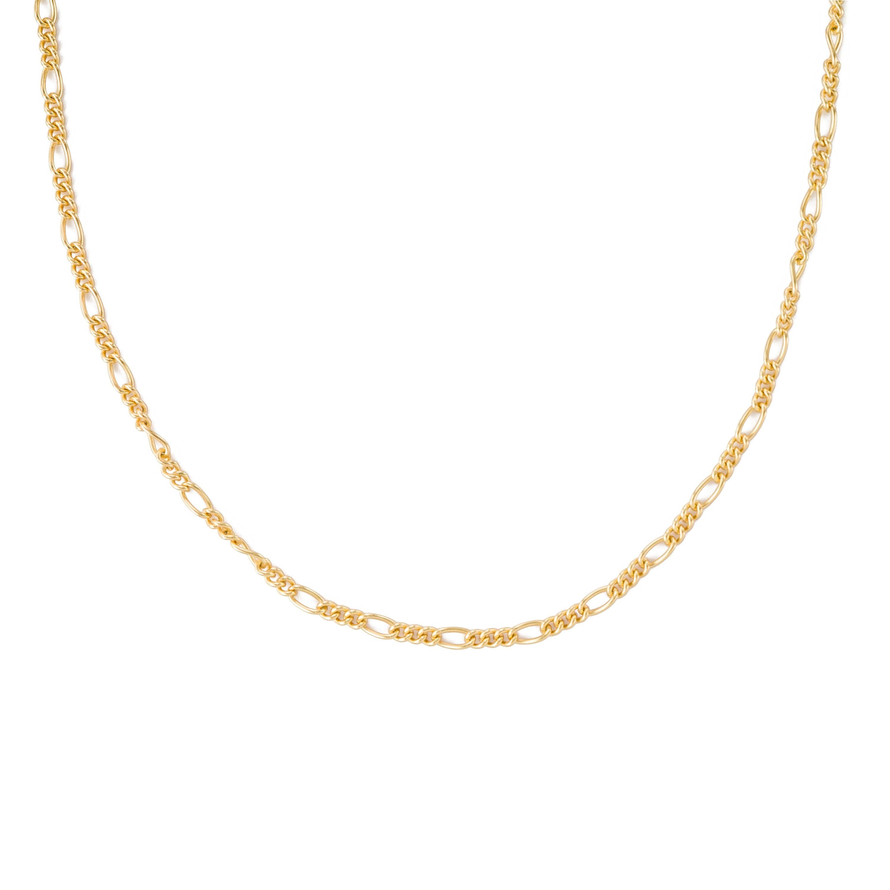 Brandlinger Gliederkette Halskette Buenos Aires, Silber 925 vergoldet | Ketten ohne Anhänger