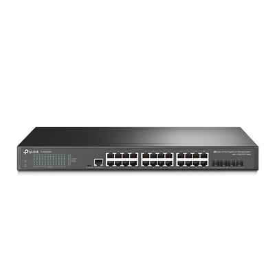 tp-link TL-SG3428X Netzwerk-Switch (JetStream 24-Port GB L2+ Managed Switch, für Firmennetzwerk)