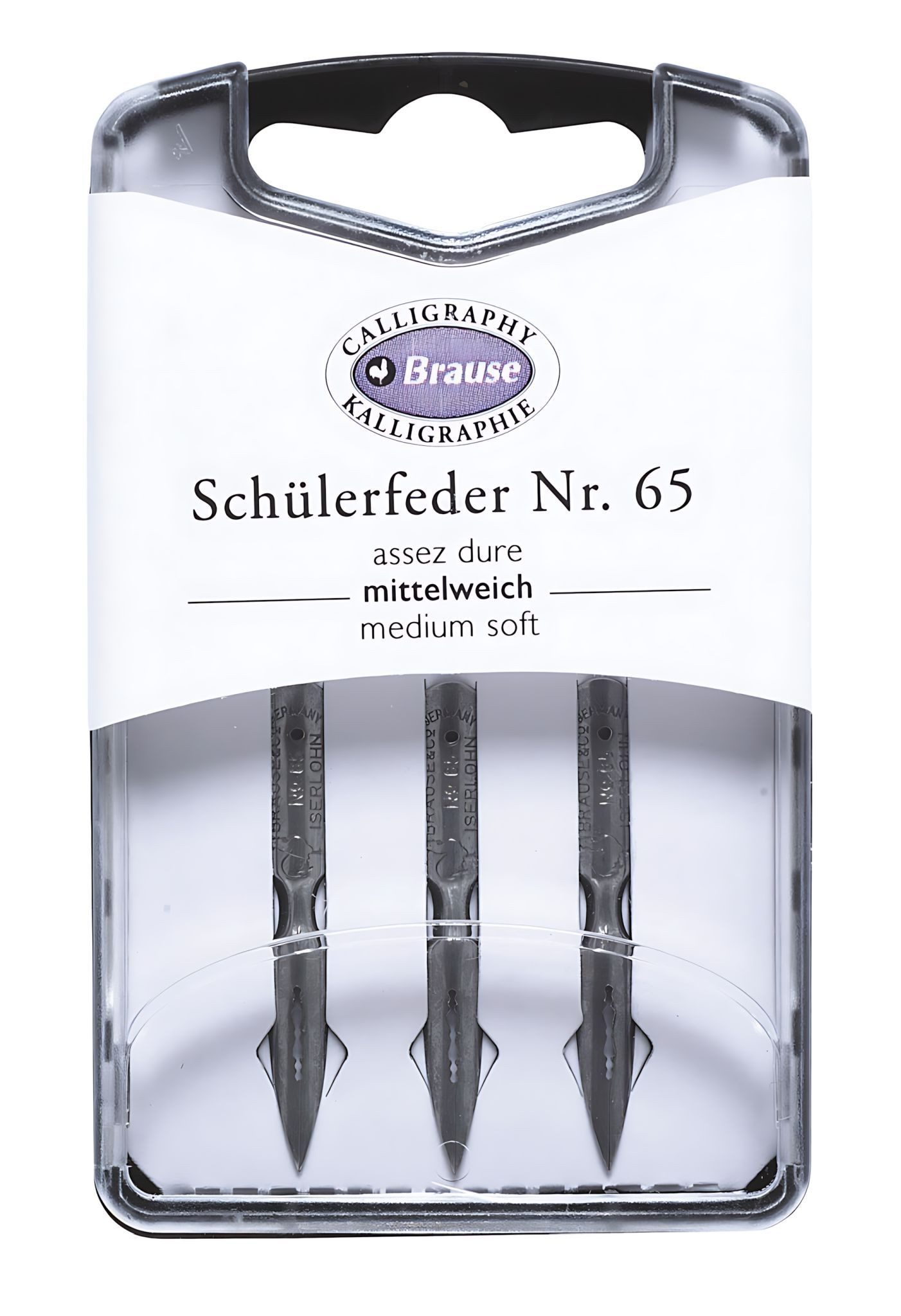 EXACOMPTA Kalligraphie-Stift Brause Feder Schule 3 St