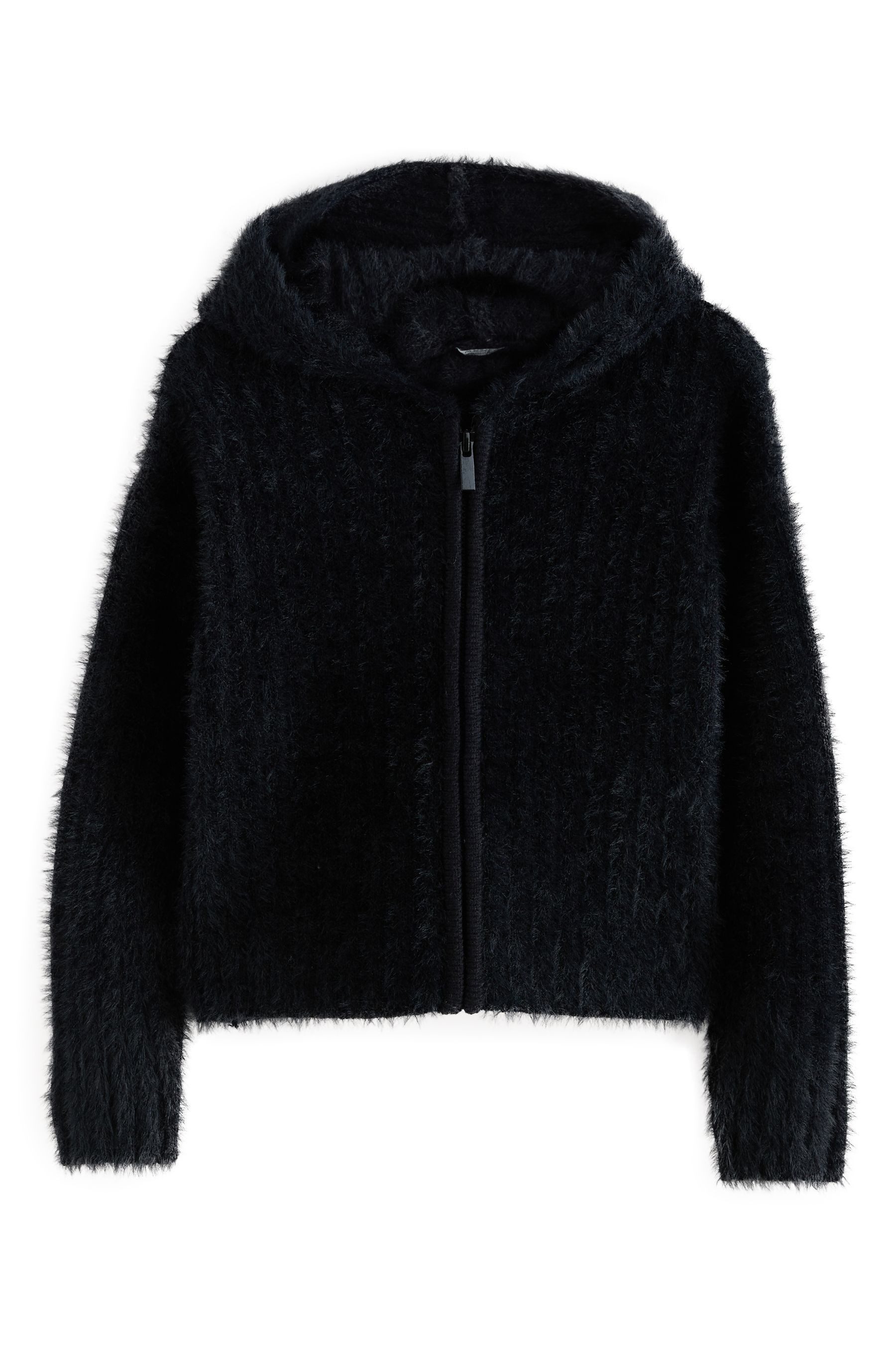 Next Kapuzenpullover Flauschige Kapuzenjacke mit Reißverschluss (1-tlg)