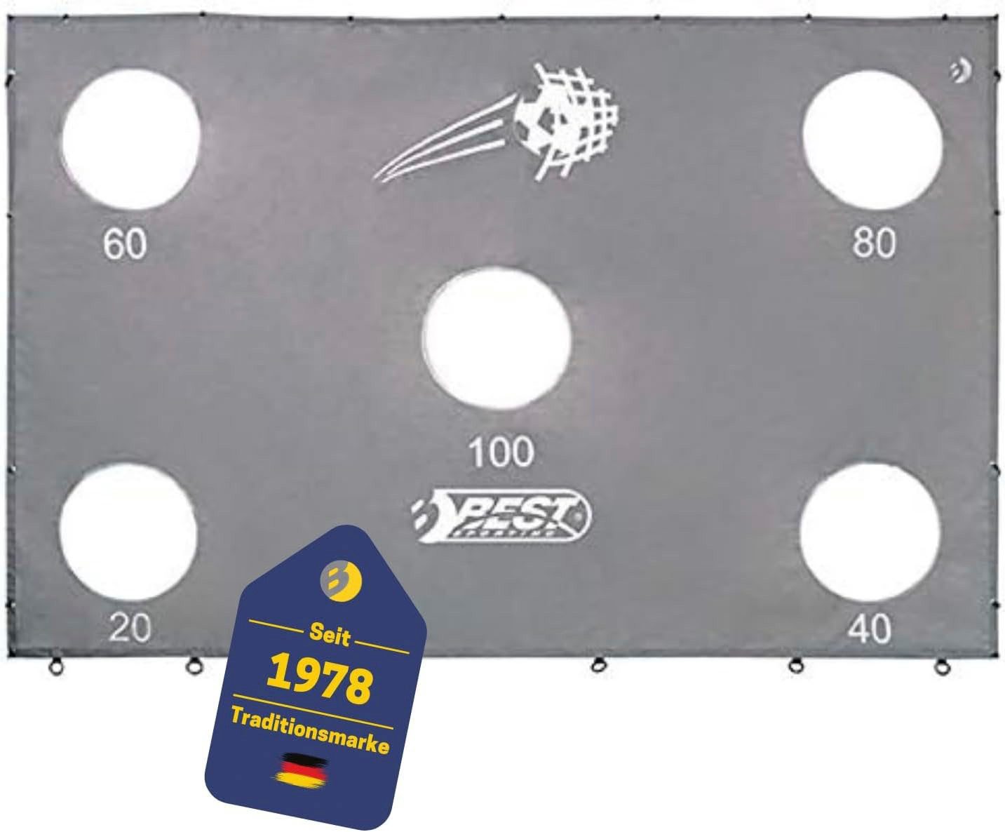 Best Sporting Fußballtor Torwand 280er mit 5 Schußlöchern
