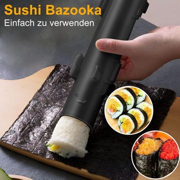 MLRYH Sushi-Roller Sushi DIY-Set: 22-teiliges Sushi Maker Kit mit Bambusmatten & Zubehör, (Sushi-Maker-Set 22-tlg), Antihaftbeschichtung für einfache Reinigung & perfekte Rollenbildung.
