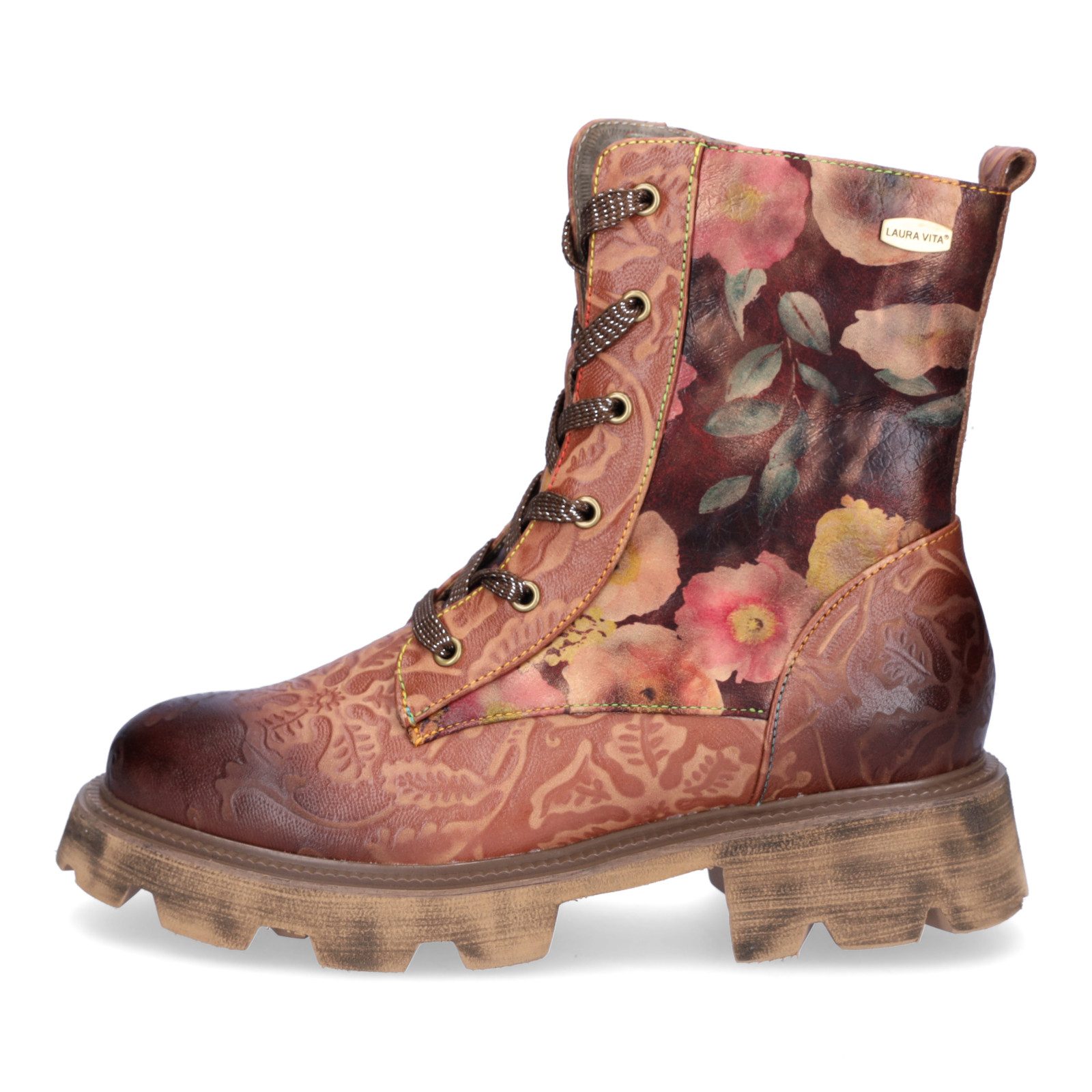 LAURA VITA Laura Vita Damen Schnürboot Kouleo 14 braun Schnürboots
