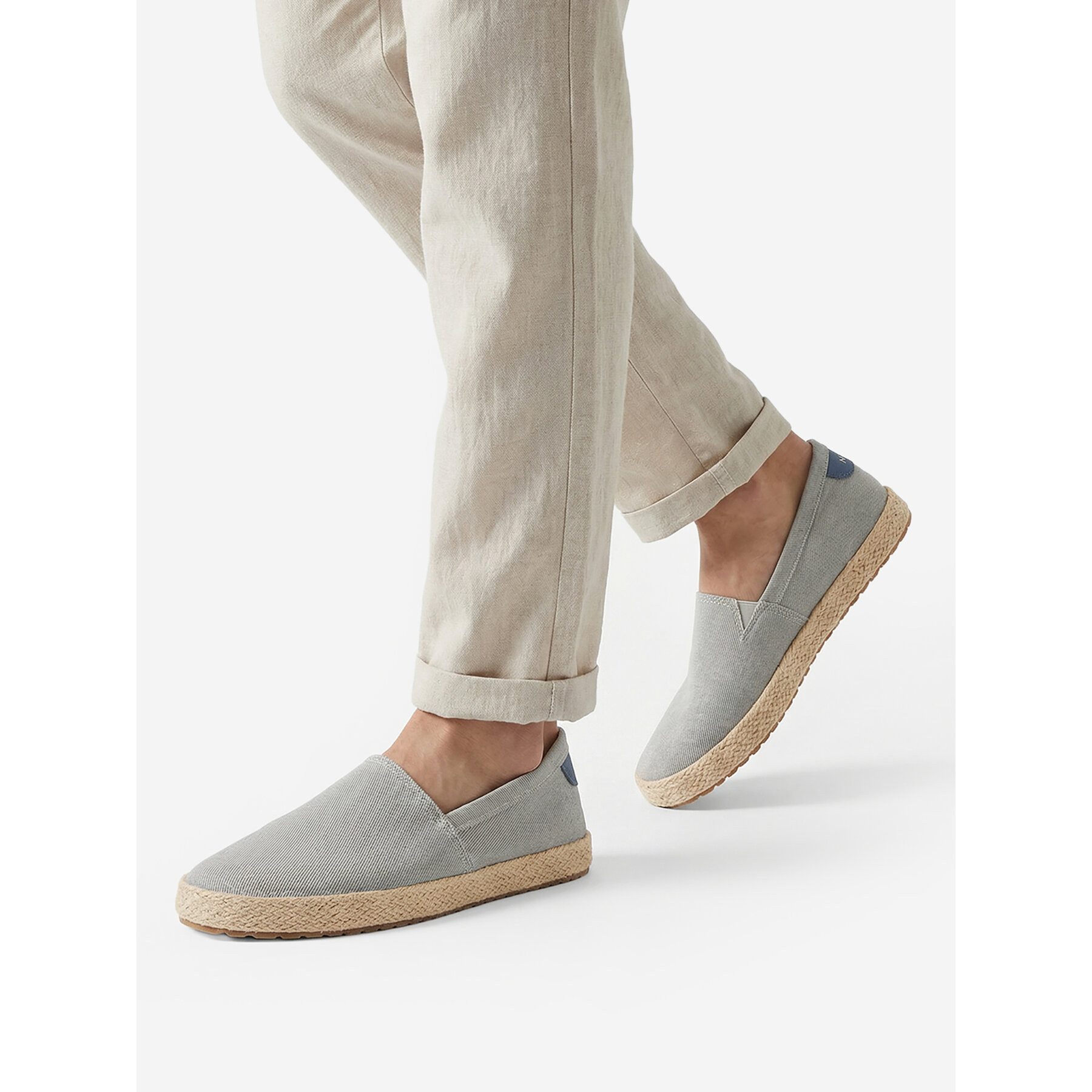 NAUTICA Nautica Herren-Espadrilles Grau Espadrille