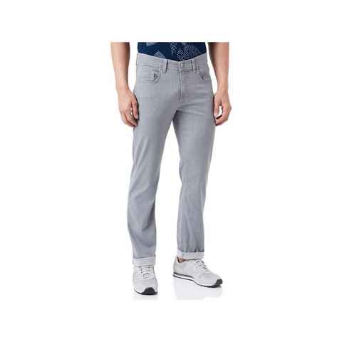 Pioneer Authentic Jeans Chinos grau regular (1-tlg., pflegeleicht)