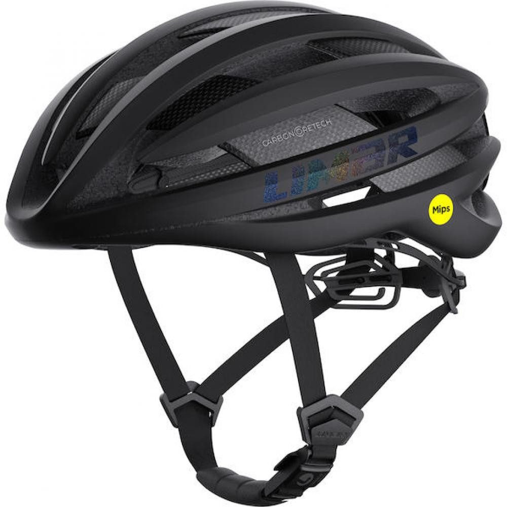 LIMAR Fahrradhelm Limar Air Pro + Mips Iridescent L Schwarz - ultraleichter Aero-Rennrad