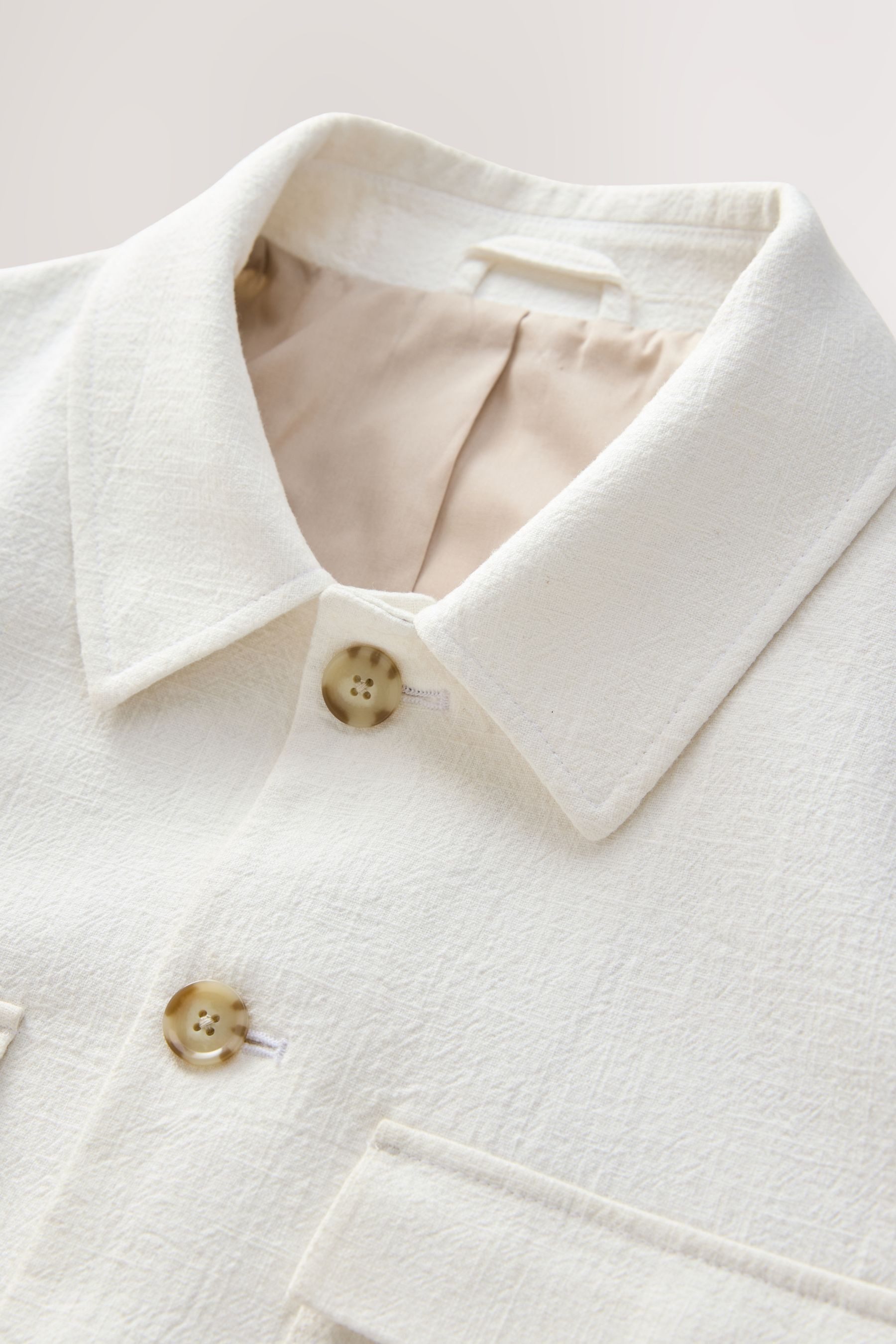 Next Hemdjacke Smarte Hemdjacke im Leinen-Look günstig online kaufen