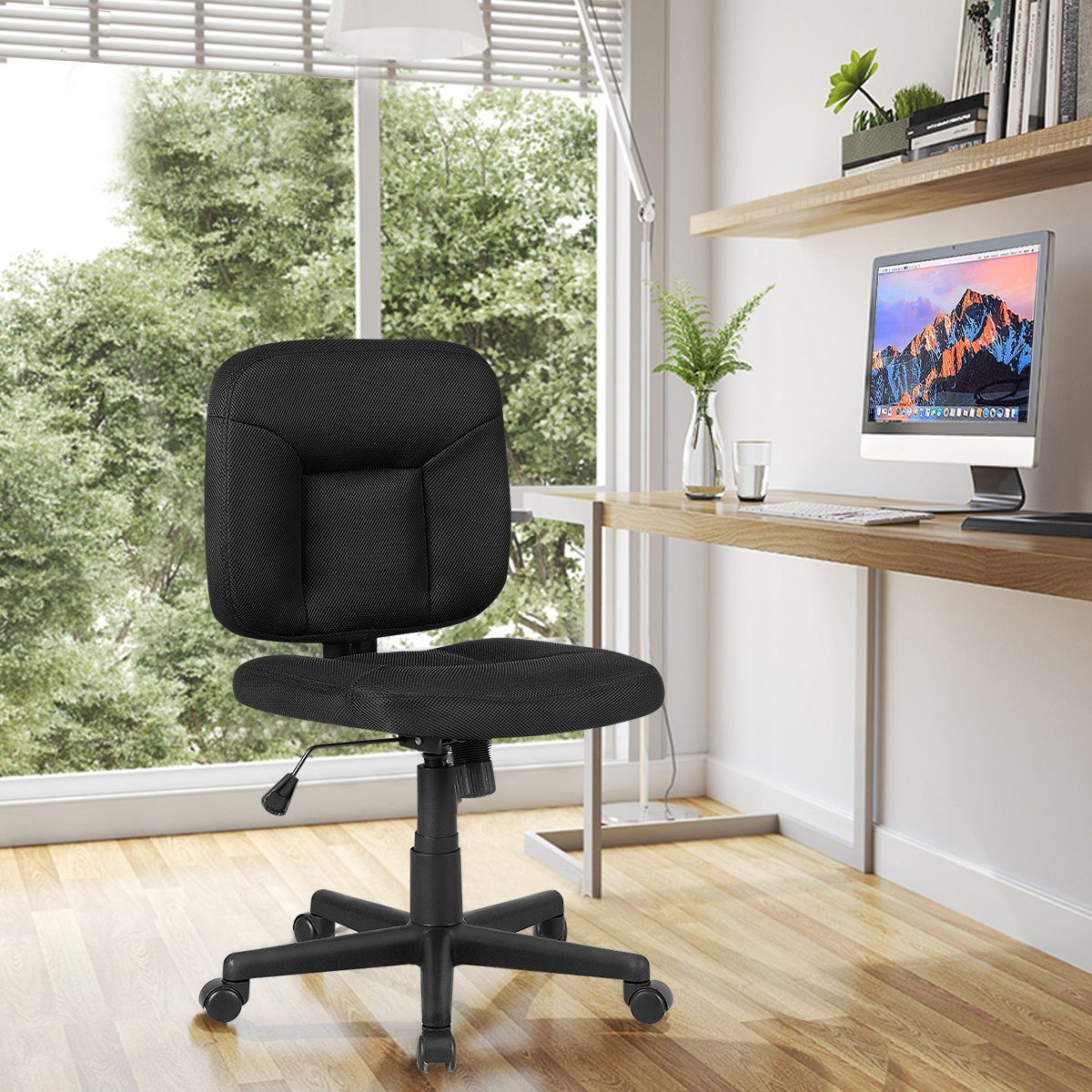 COSTWAY Drehstuhl »Bürostuhl, Homeoffice Chair«, mit einstellbare Höhe und  Lendenwirbelstütze online kaufen | OTTO