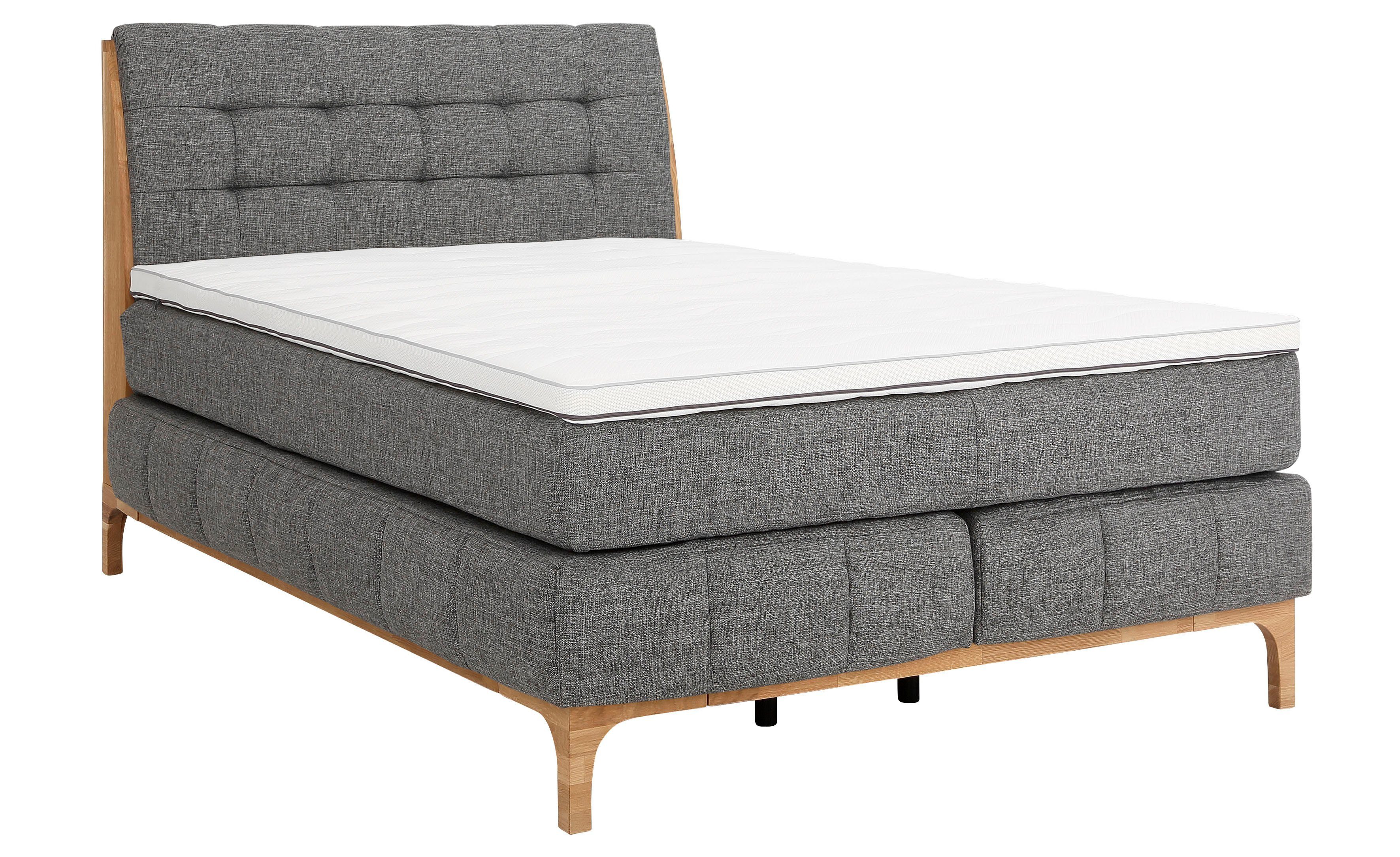 OTTO home Boxspringbett Jelle (5-St), zertifizierte, recycelte Bezugsstoffe, verschiedene Ausführungen