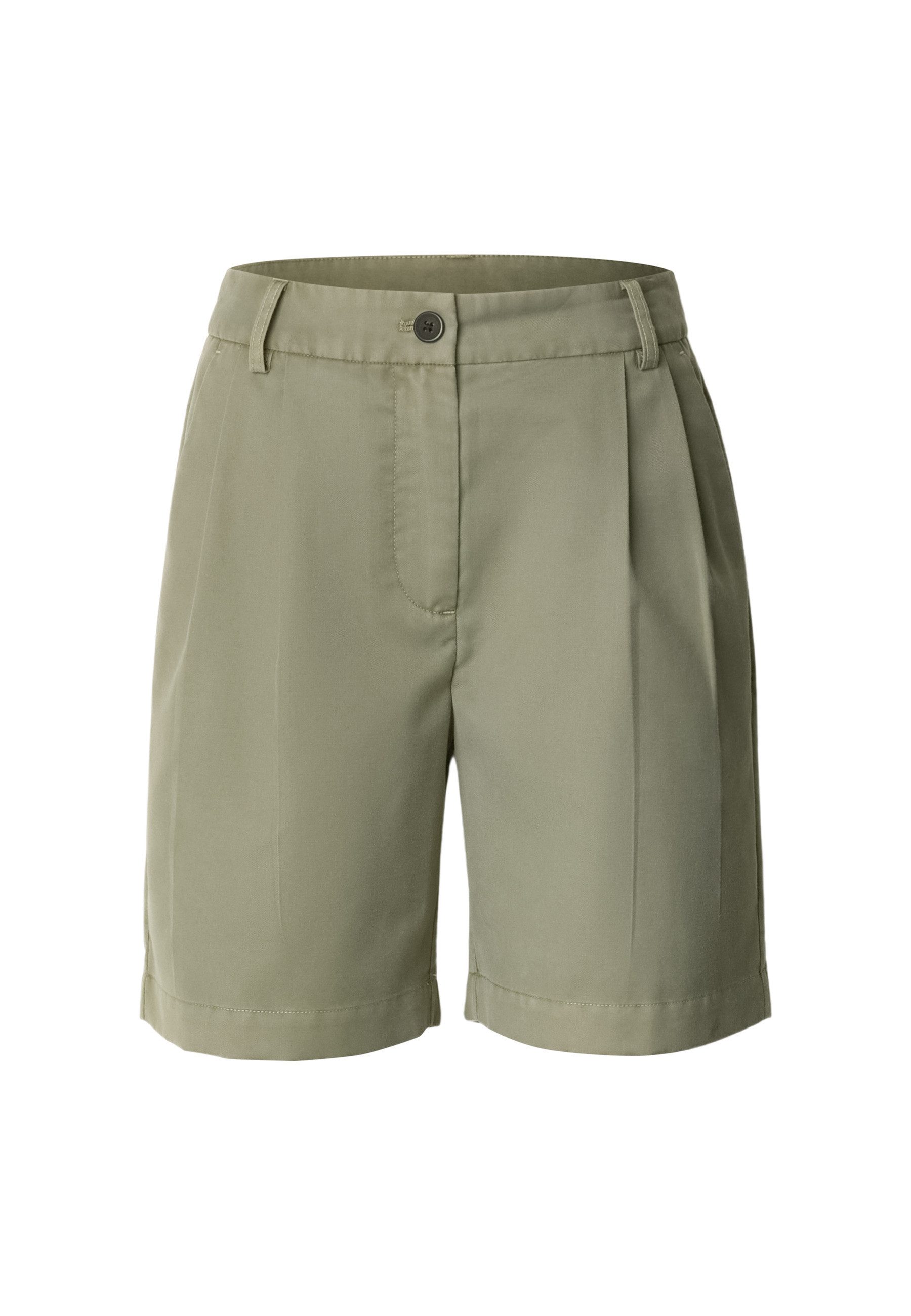 URBAN CLASSICS Shorts Urban Classics Ladies Pleated Bermuda Shorts (1-tlg)