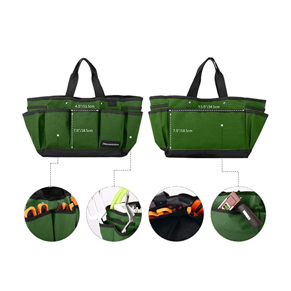 Atäsi Taschen Garten Werkzeugtasche mit Kleinen Werkzeugtasche,Aufbewahrungstasche