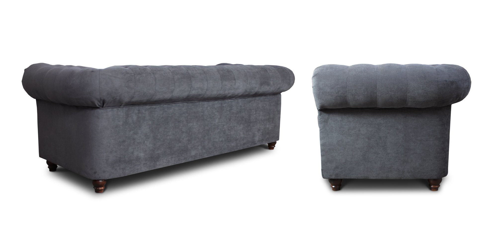 Glamour Sofnet Couch Sofagarnitur, Chesterfield 3-er, Sofa Sofa Asti 3,