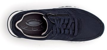 Gabor Rollingsoft Sneaker mit weichem Schaftrand, Weite G, Freizeitschuh, Halbschuh, Schnürer