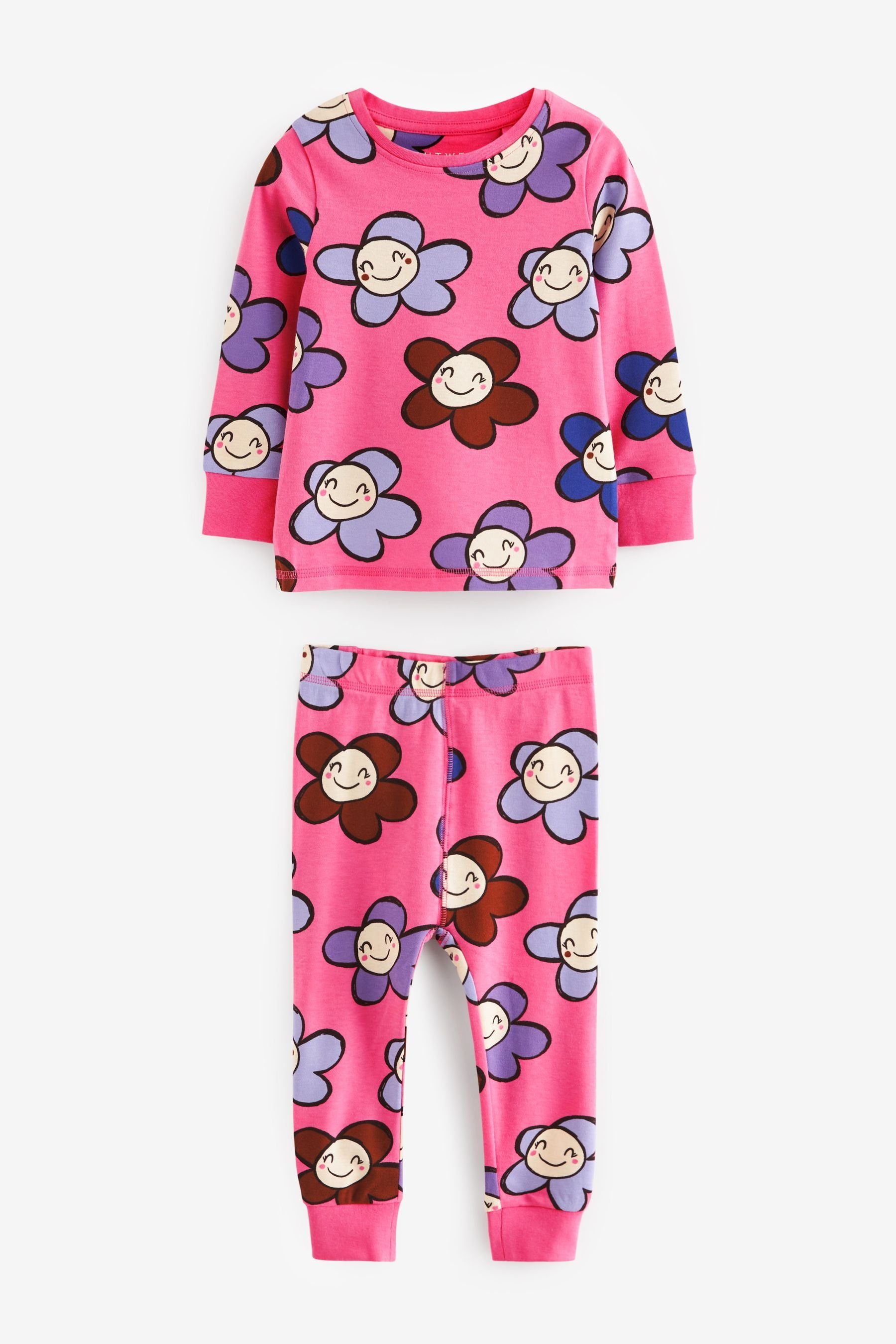 Pyjama 3-Pack Pyjamas tlg) Fun (6 im Next Blue/Brown Character