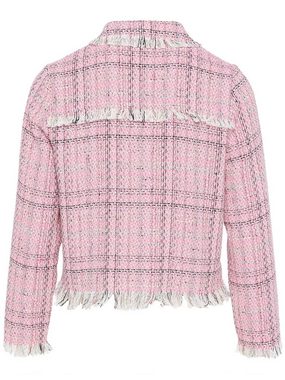 Edwina Eidtmann Kurzjacke Bouclé-Jacke mit Schmuckknöpfen