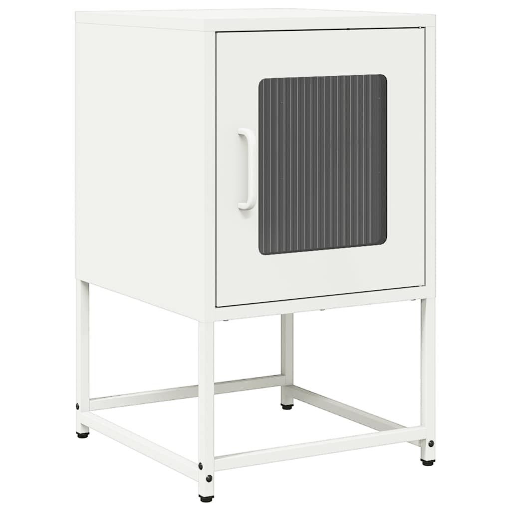 vidaXL Nachttisch Nachttisch Weiß 36x39x60,5 cm günstig online kaufen
