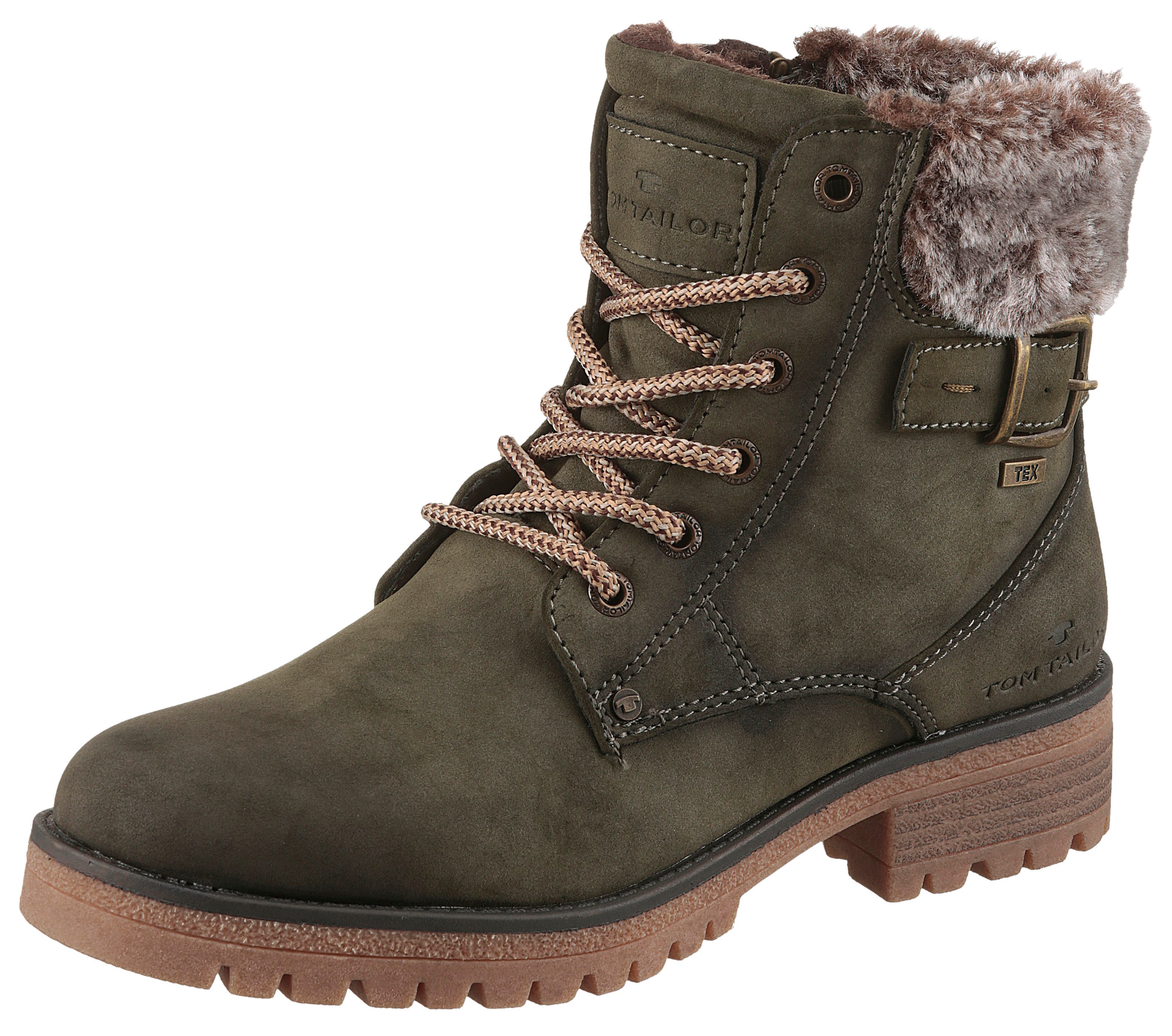 TOM TAILOR Winterboots Workerboots, Hiking Boot mit Blockabsatz günstig online kaufen