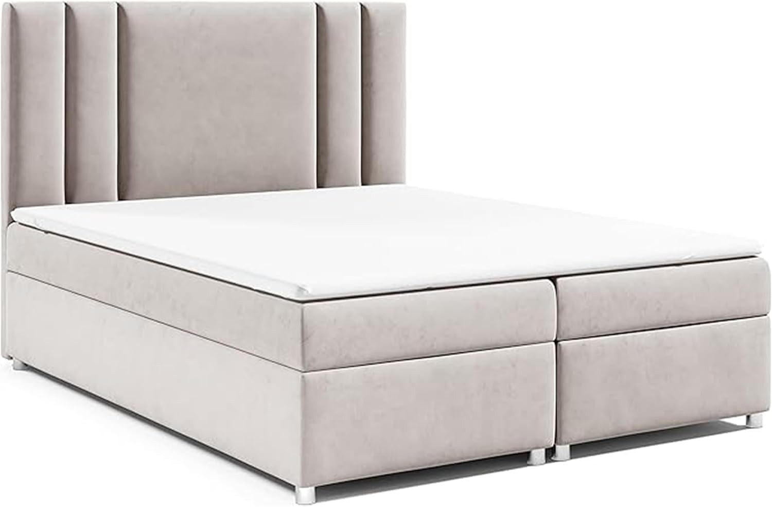 Best for Home Boxspringbett mit Bettkasten Trinity K-8 Bonellfederkern inkl. 7 cm Topper (140x200 160x200 180x200 200x200 cm), Handwerksqualität, TOP Preis-Leistungs-Verhältnis