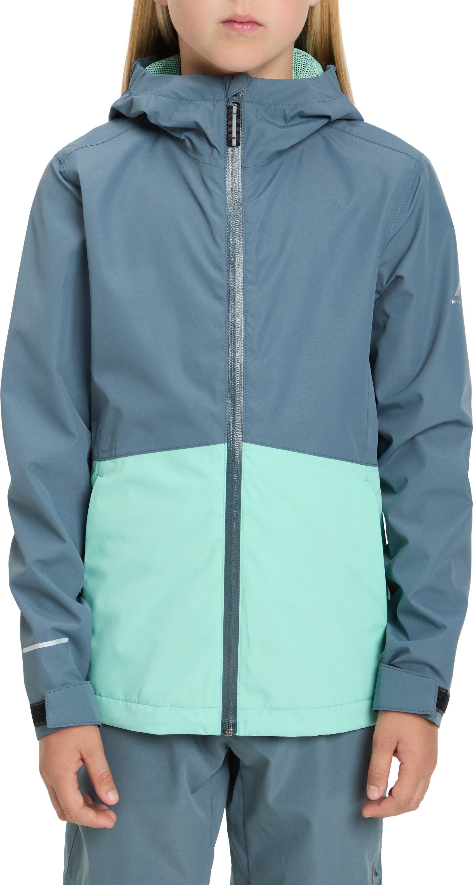 McKINLEY Outdoorjacke MÄ.-FUNKTIONS-JACKE ALLALIN LT G Kontrasteinsatz im Colorblocking-Look, verstellbarer Riegel am Arm