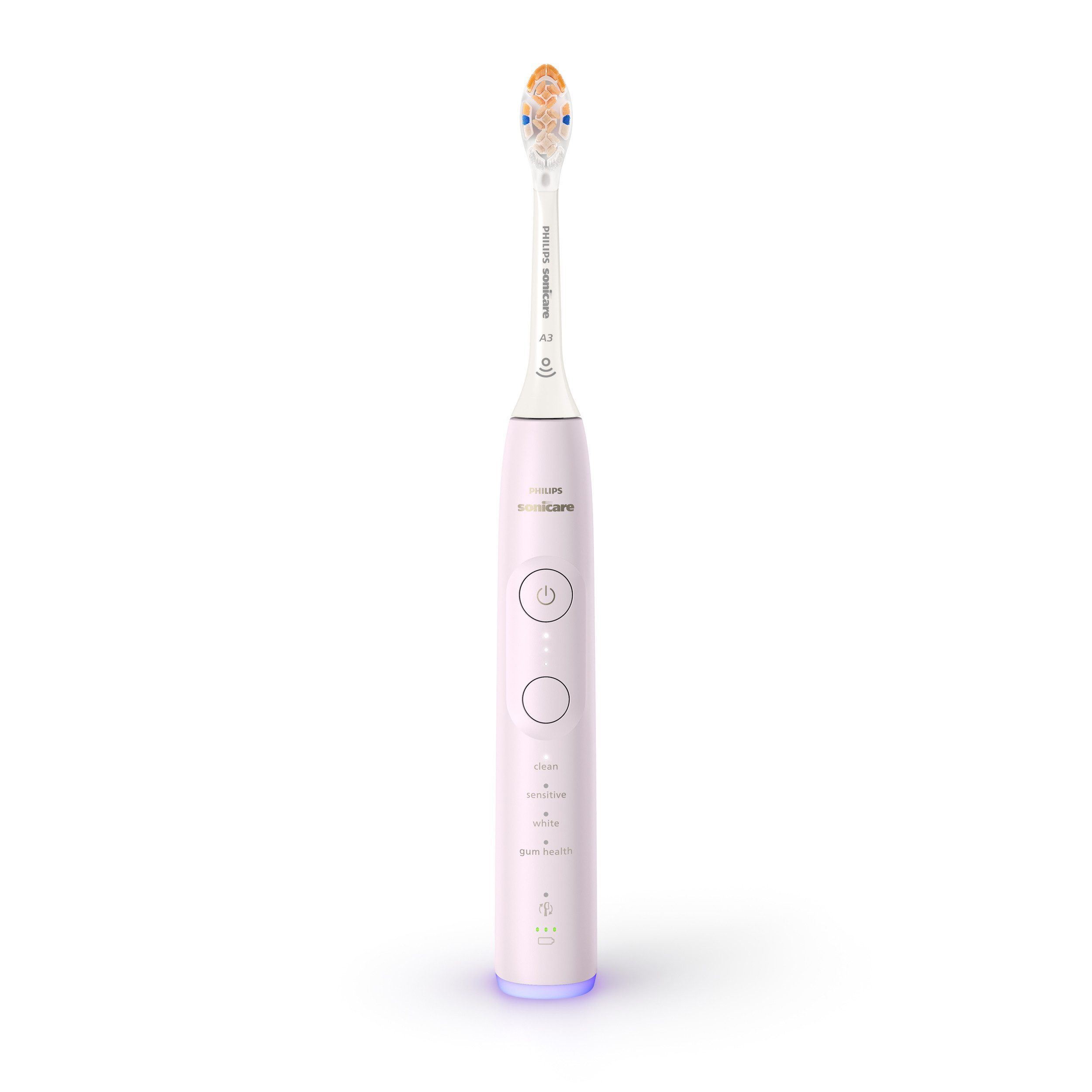 Philips Sonicare Elektrische Zahnbürste Series 7500, Aufsteckbürsten: 2 St., mit Drucksensor und 3 Intensitätsstufen, inkl. Reiseladeetui