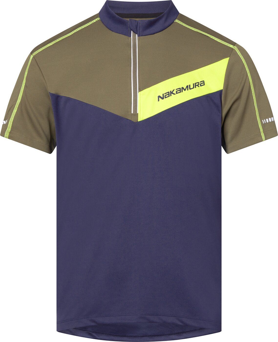 NAKAMURA Radtrikot He.-Fahrrad-Trikot Nacero M NAVY DARK/OLIVE DARK