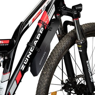 Zündapp Schutzblech Schutzblech (mit Montagematerial), Schutzblech MTB Unterrohr Mountainbike Vorderrad universell Fahrrad