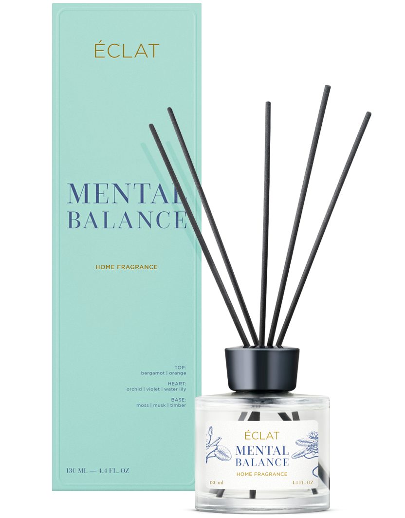 ÉCLAT Raumduft ECLAT Mental Balance - Raumduft Diffusor Lufterfrischer mit Stäbchen
