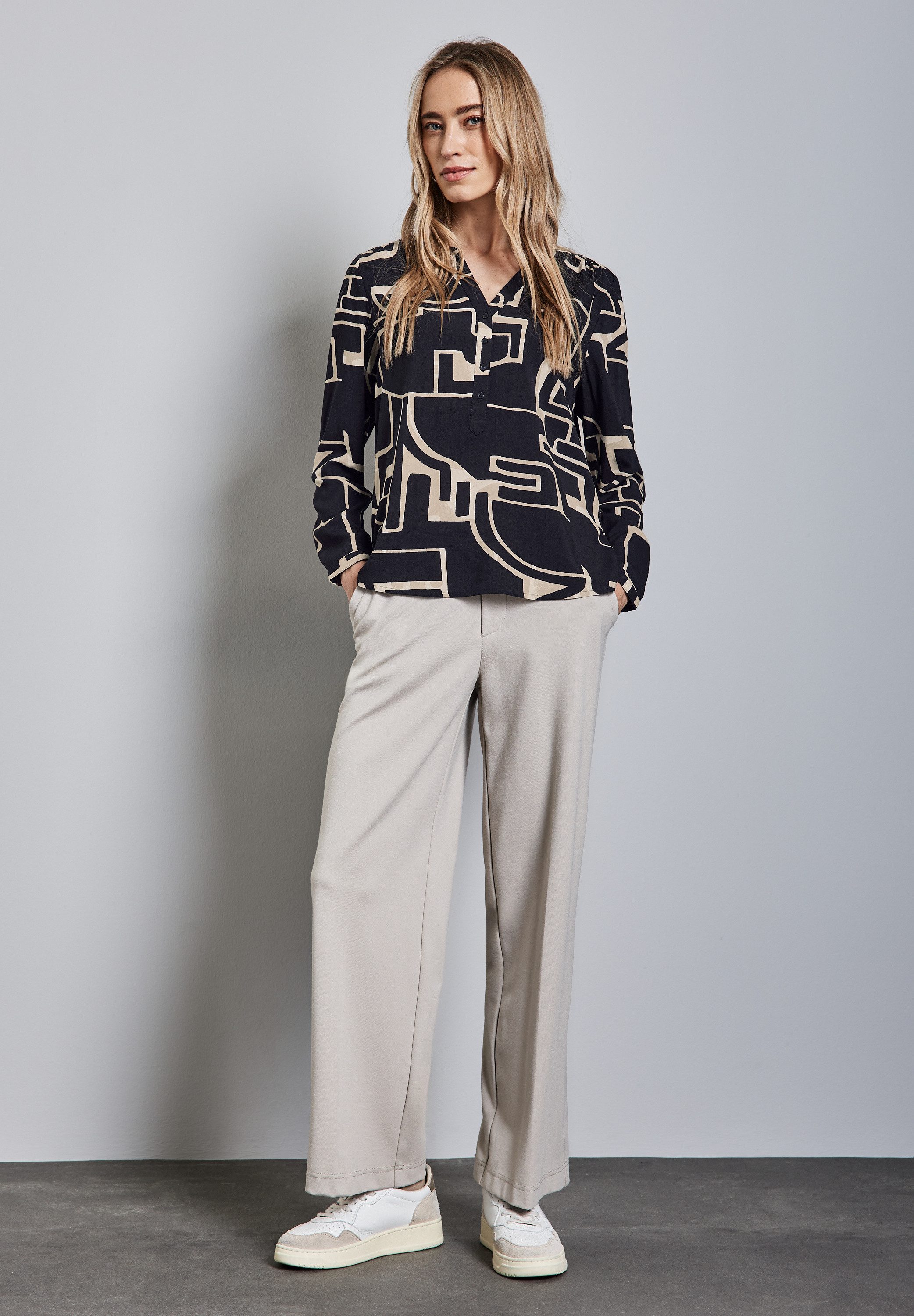 STREET ONE Langarmbluse