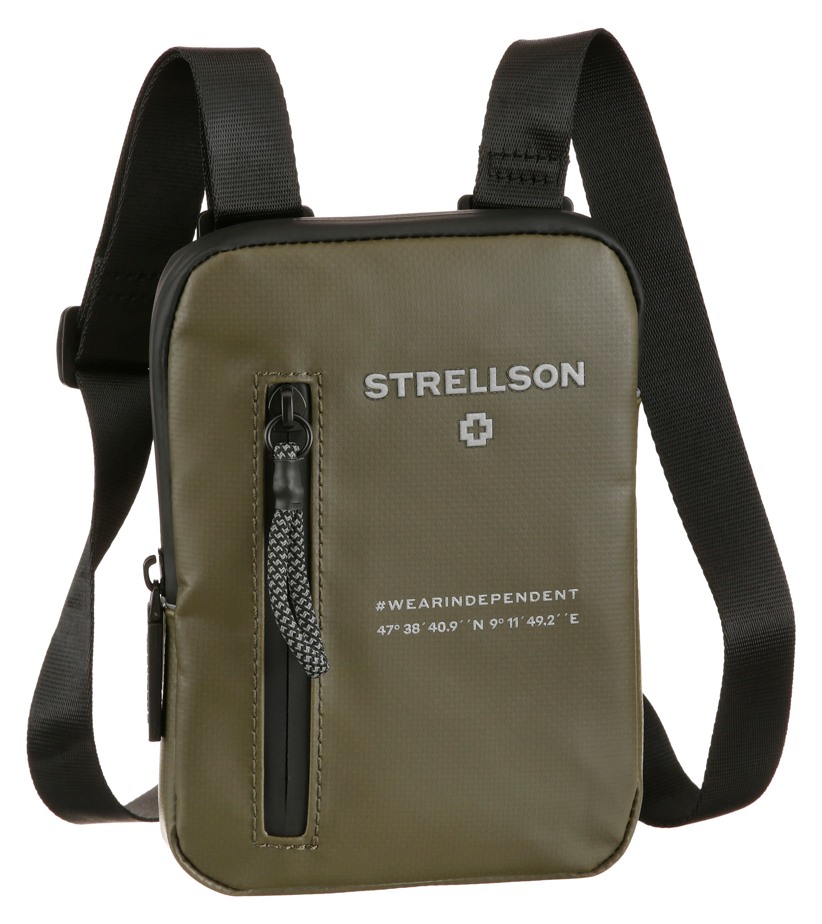 Damen Umhängetaschen Strellson Umhängetasche stockwell 2.0 shoulderbag xsvz, im praktischem Format